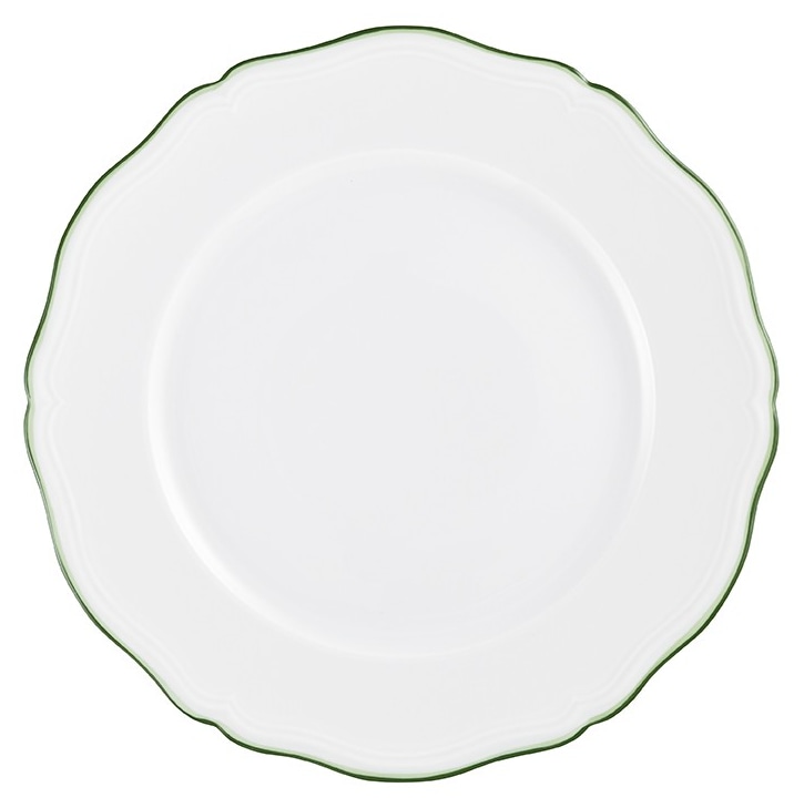 Raynaud, Touraine double filet vert, Presentation plate