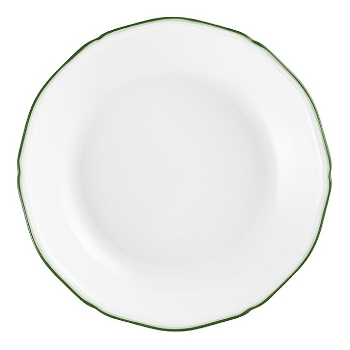 Raynaud, Touraine double filet vert, Deep plate without rim