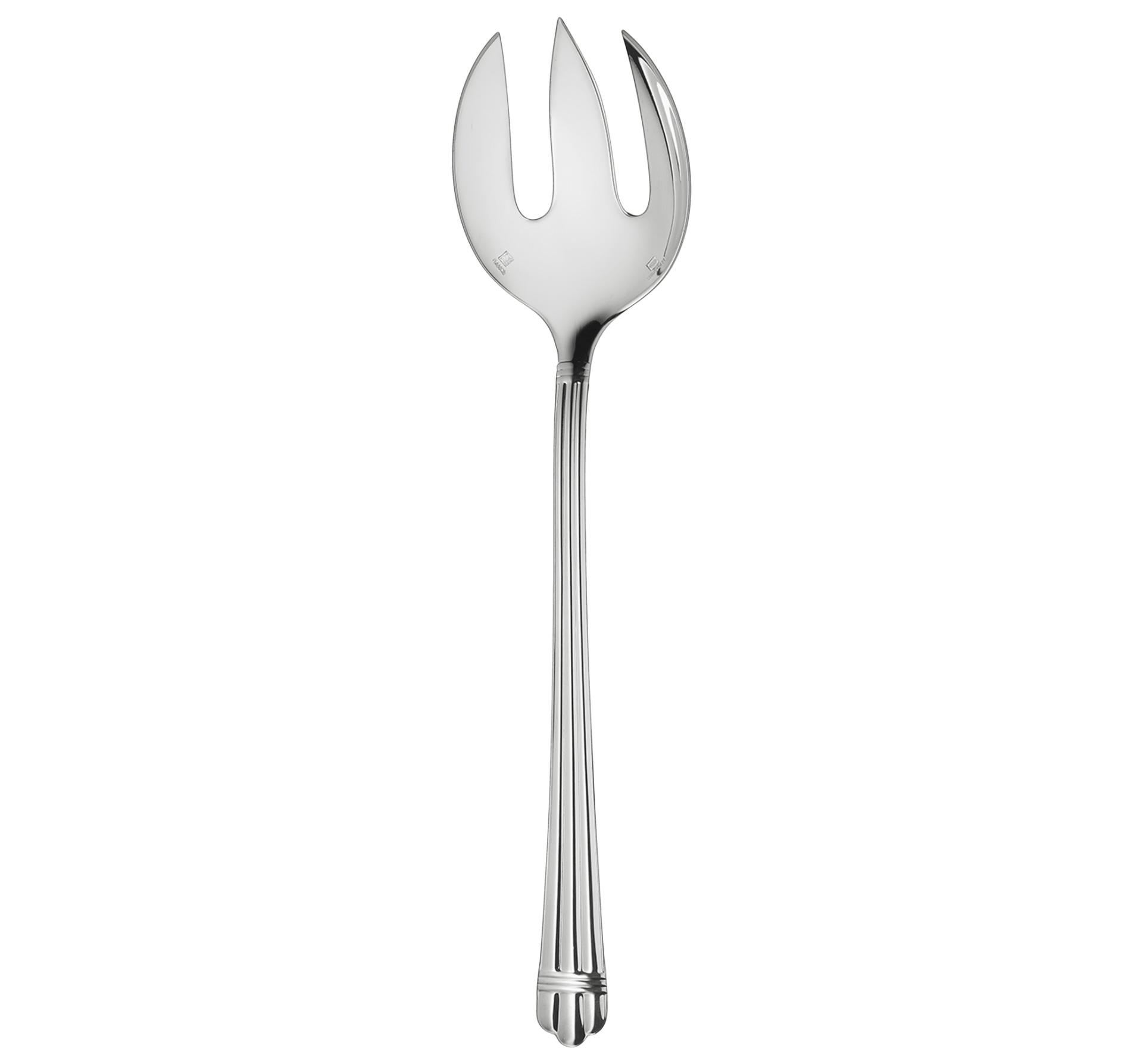 Christofle, Aria cutlery, silver plated, Salad serving fork