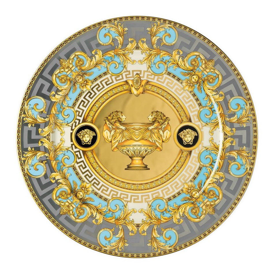 Versace, Prestige Gala Blue, Presentation plate