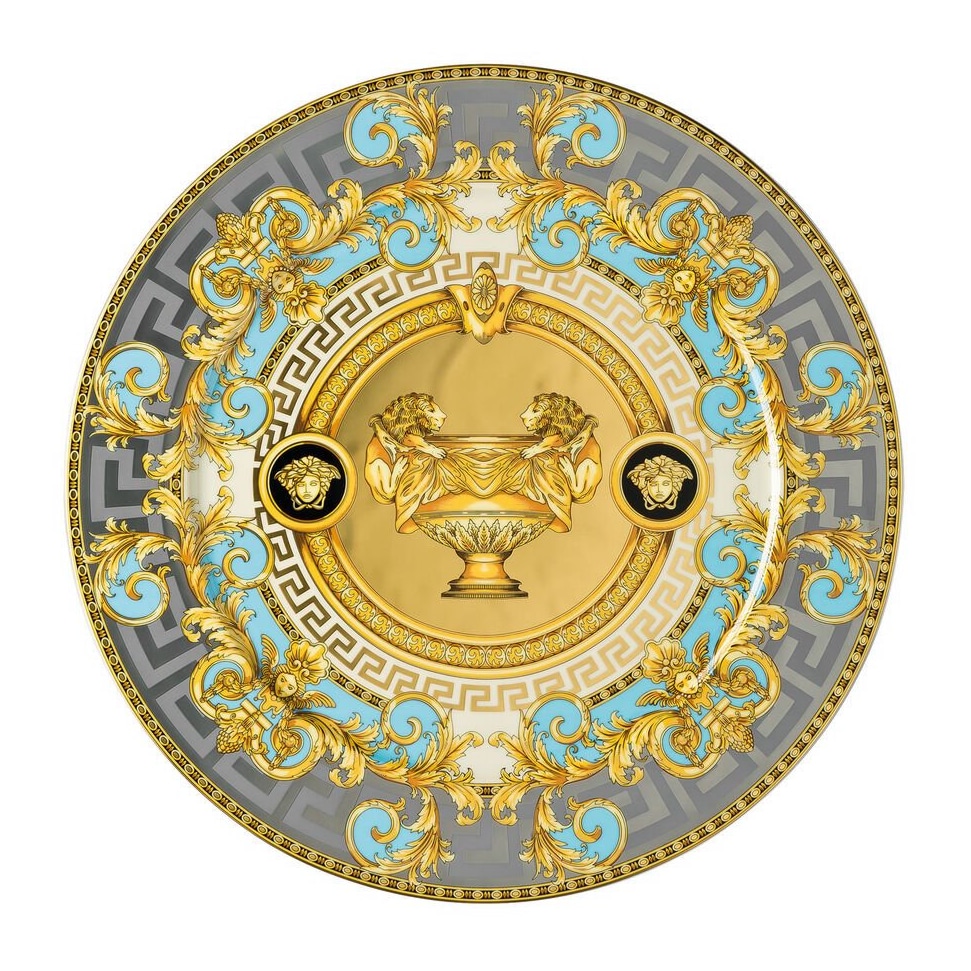 Versace, Prestige Gala Blue, Presentation plate