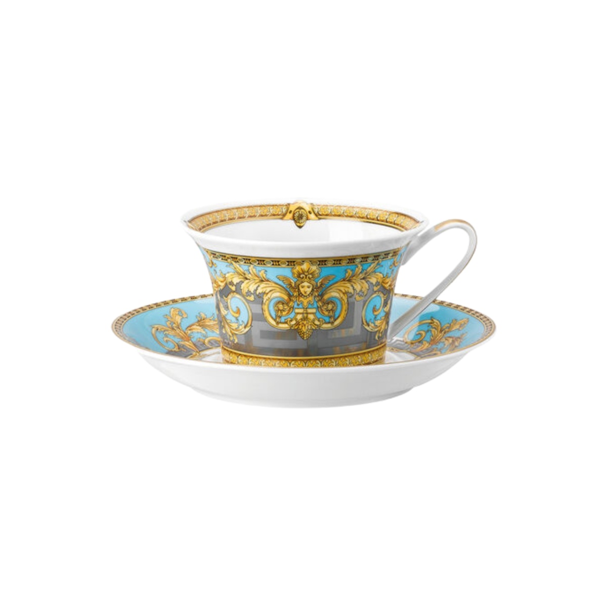 Versace, Prestige Gala Blue, Tea cup and saucer