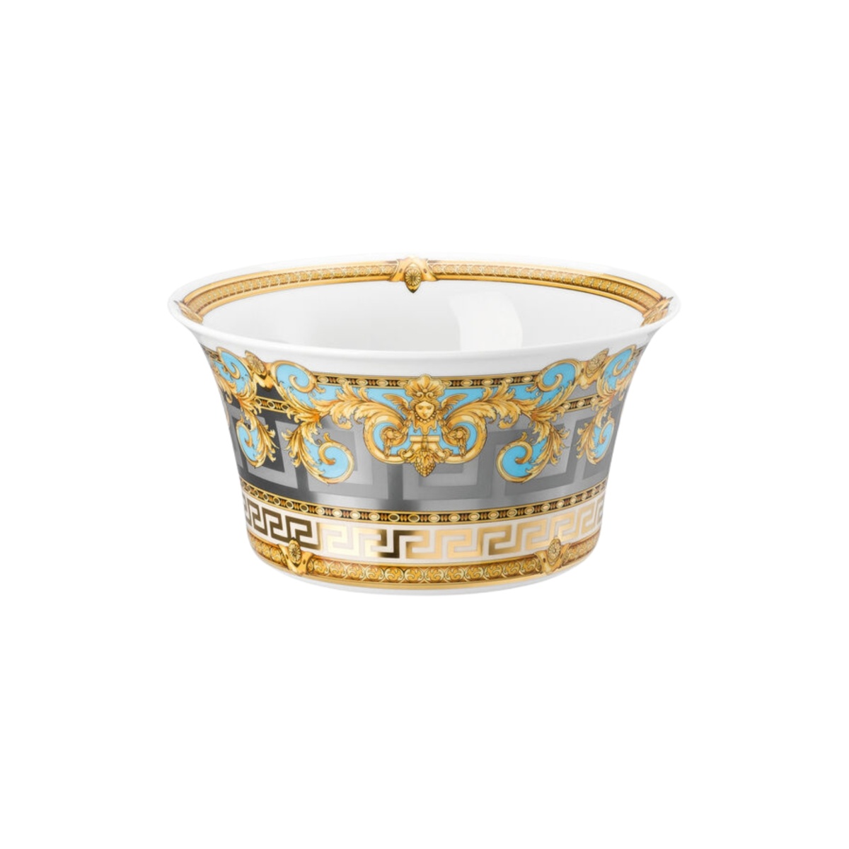 Versace, Prestige Gala Blue, Large salad bowl