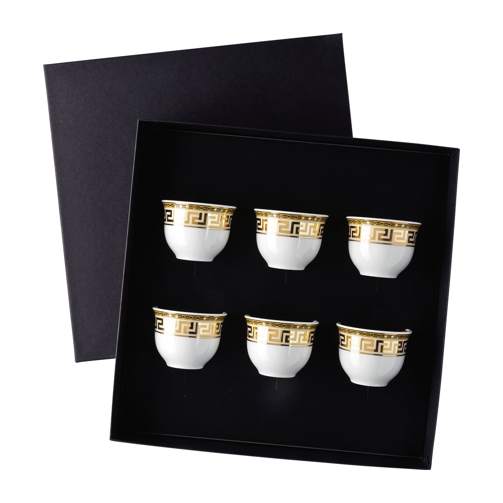 Versace, Prestige gala, Set of 6 small mugs without handle