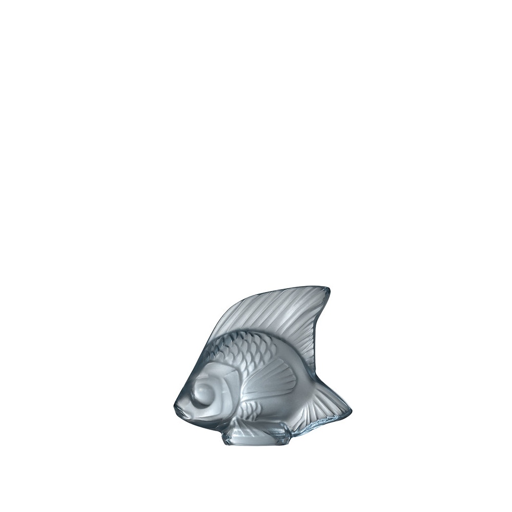 Lalique, Fish sculptures, Fish sculpture, persepolis blue