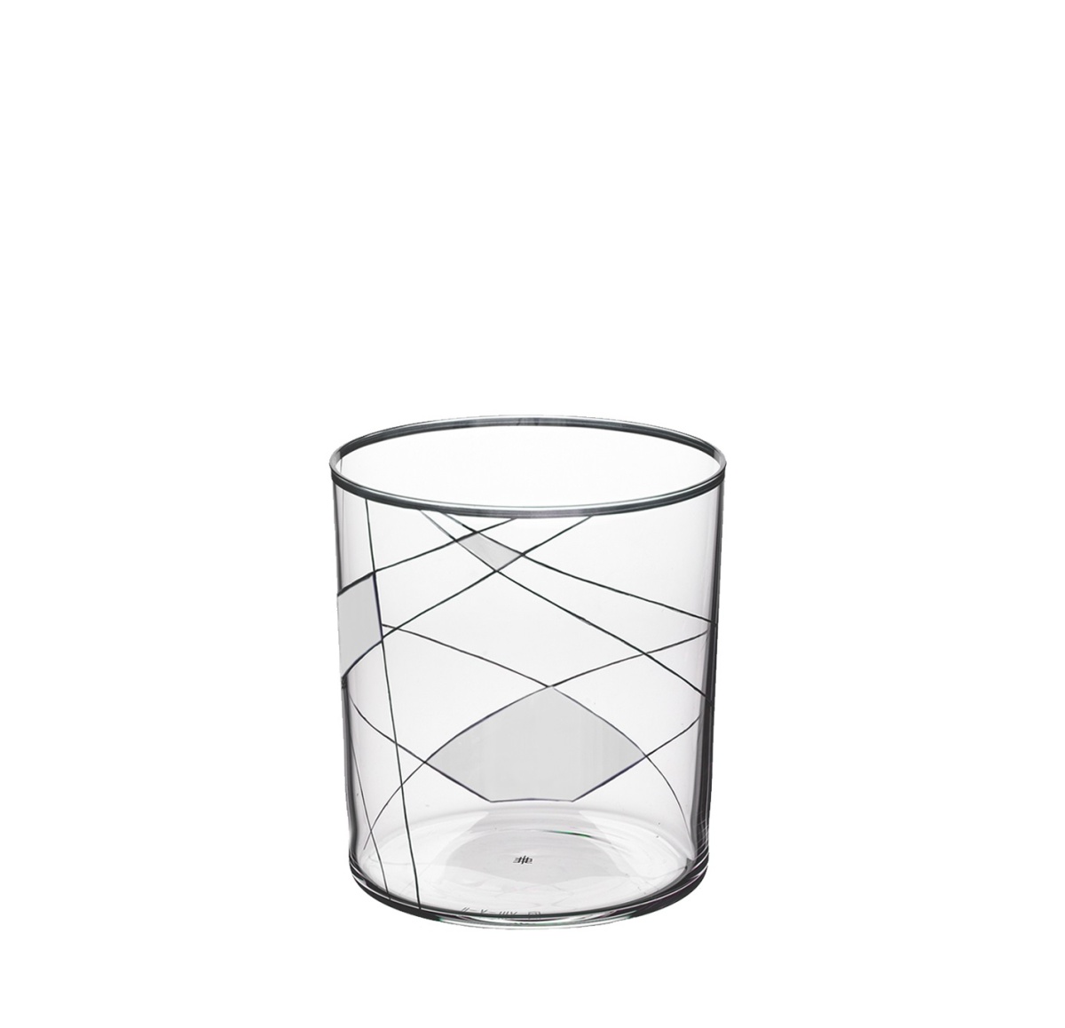 Lobmeyr, Neo double old fashioned, Dof tumbler light neo enamel painted x-vii-ii, white