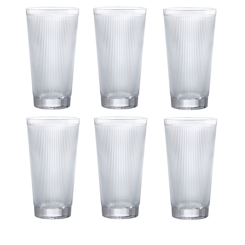 Lalique, Wingen, Set of 6 highballs