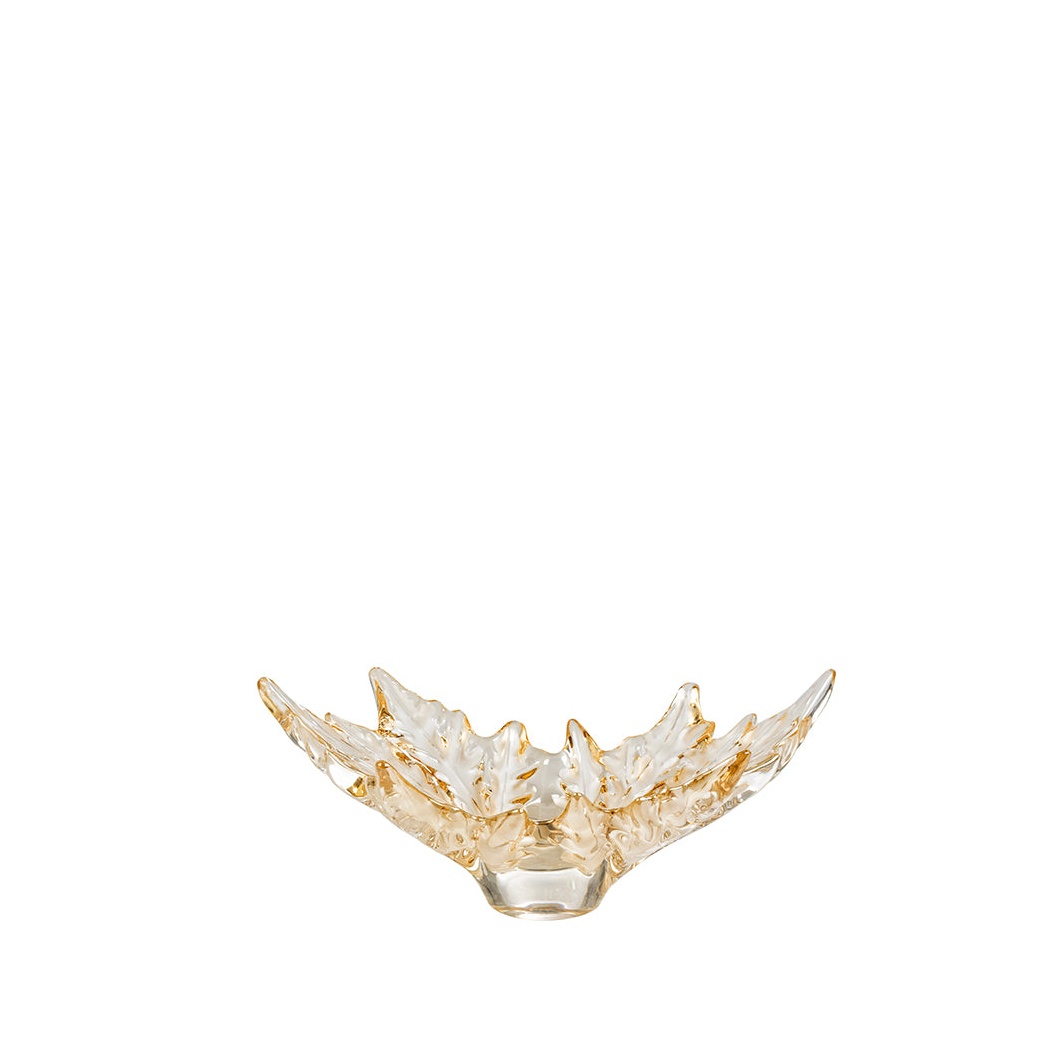 Lalique, Champs-Elysées bowls, Small bowl, gold luster