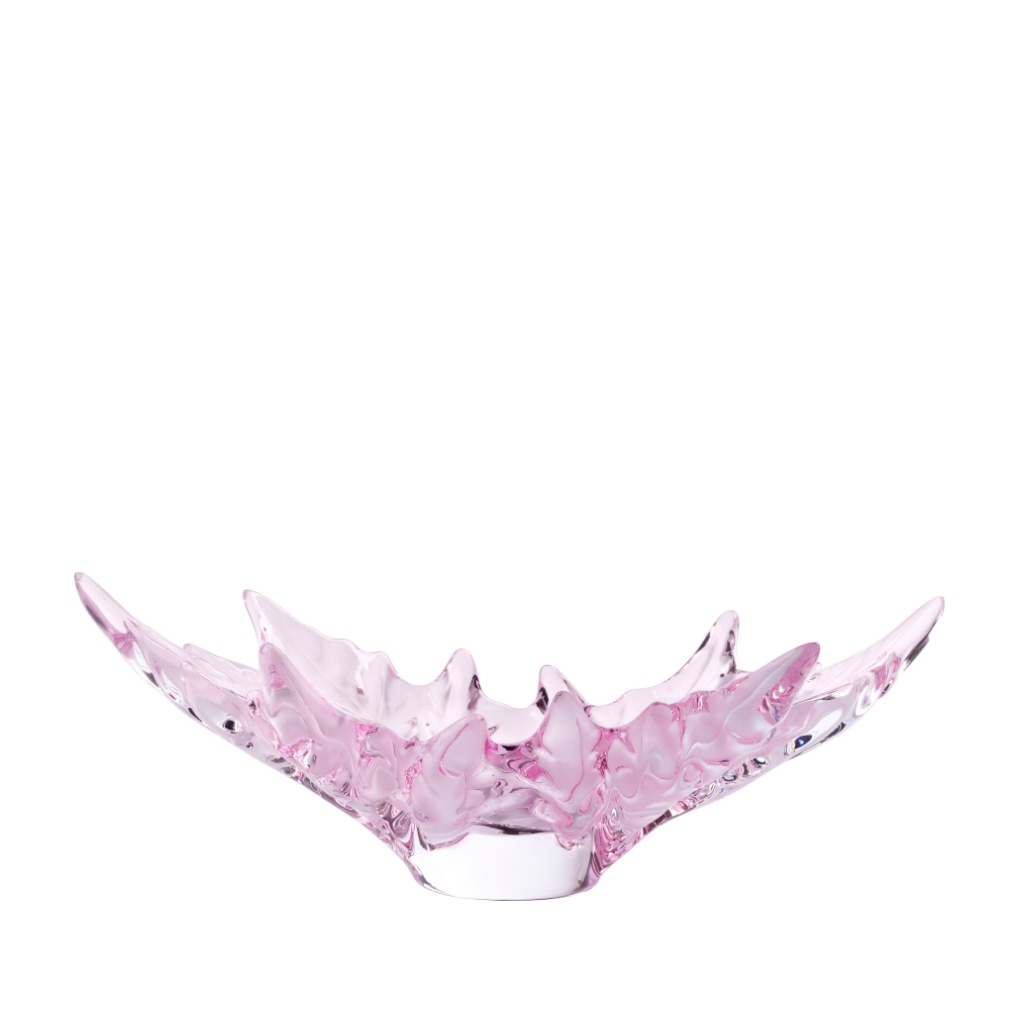 Lalique, Champs-Elysées bowls, Bowl, pink luster