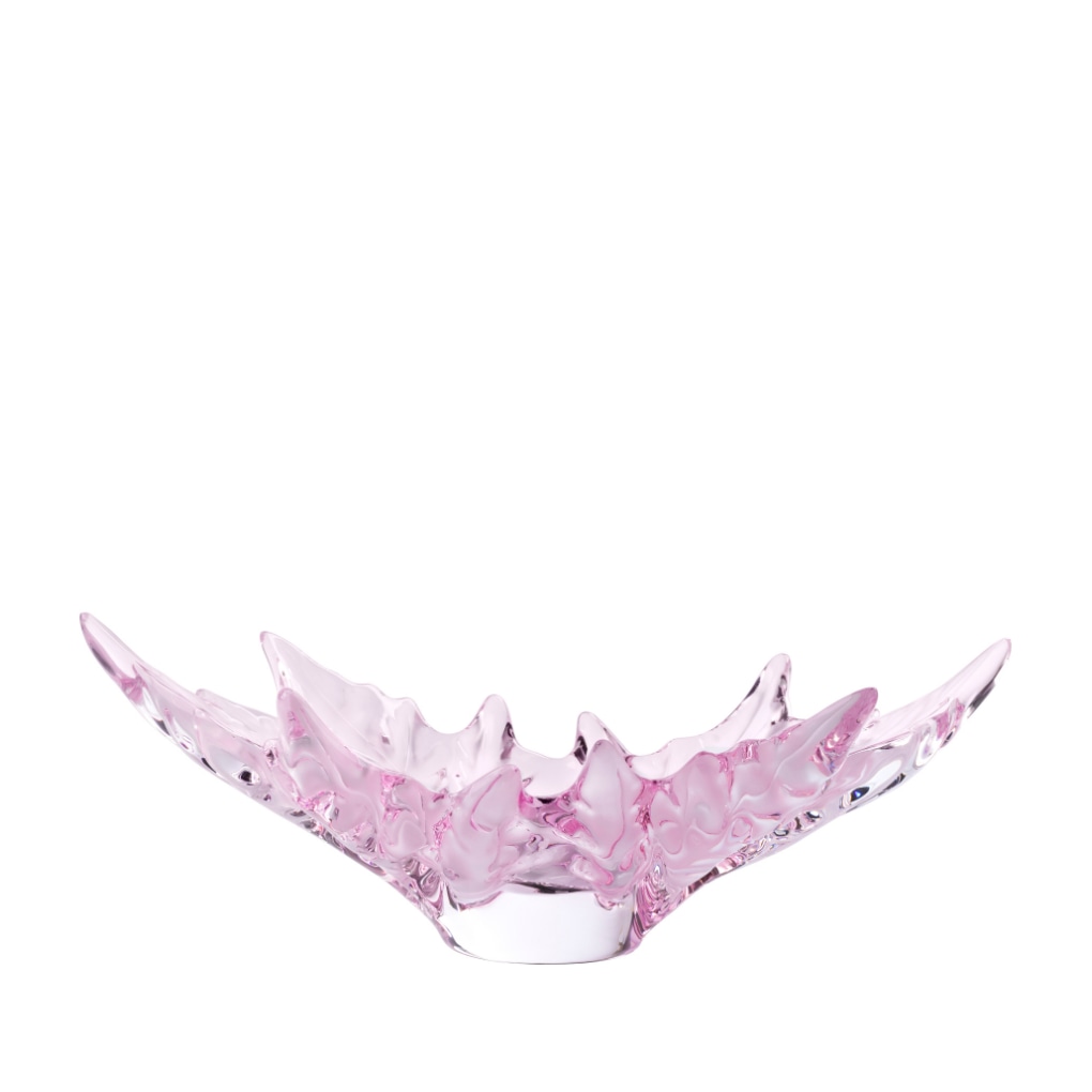 Lalique, Champs-Elysées bowls, Bowl, pink luster