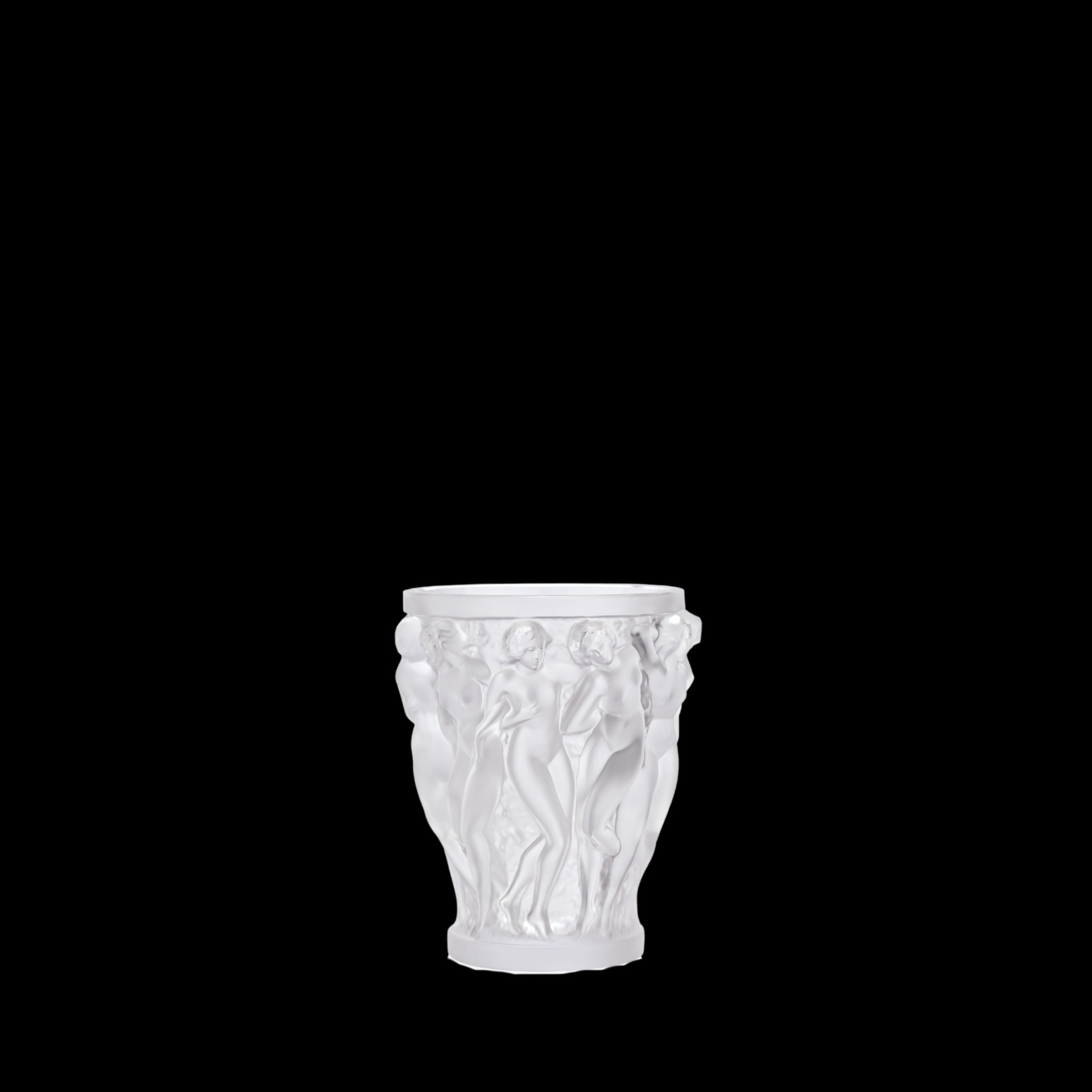Lalique, Bacchantes vases, Small vase, clear