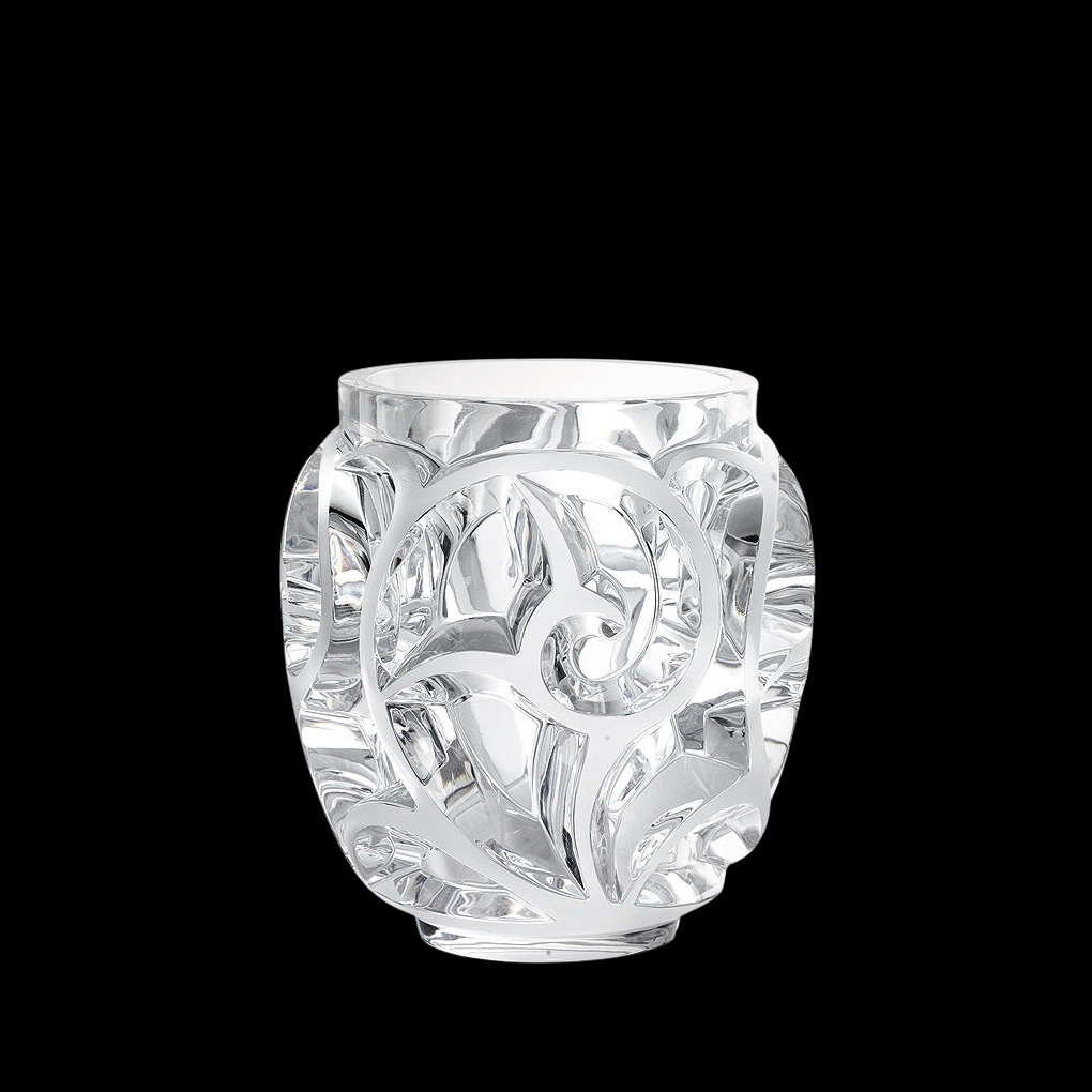 Lalique, Tourbillons vases, Vase, clear