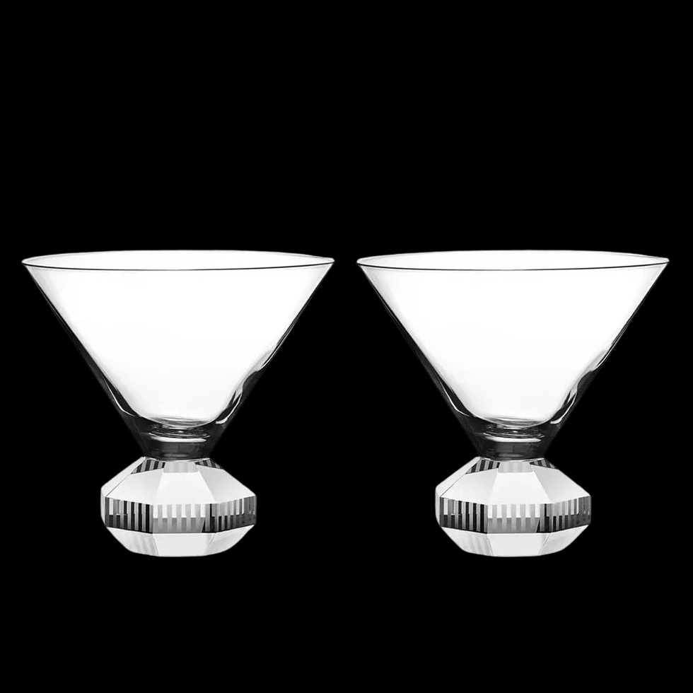 Reflections Copenhagen, Glasses, Set of 2 chelsea cocktail crystal glass