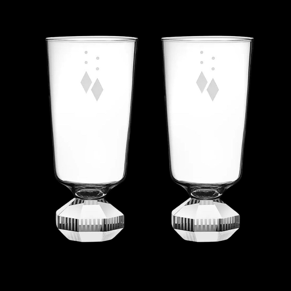 Reflections Copenhagen, Glasses, Set of 2 chelsea tall crystal glass