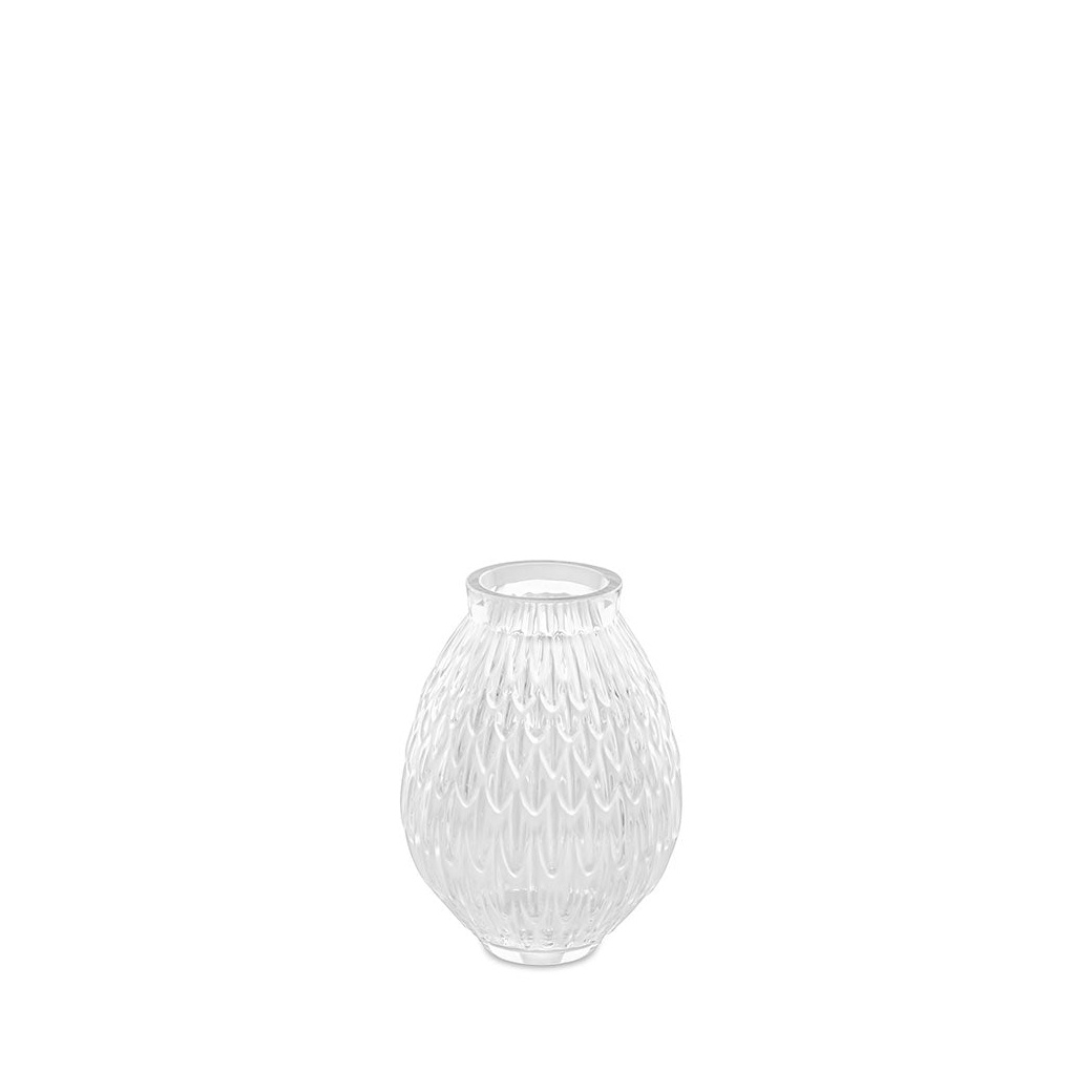 Lalique, Plumes vases, Small vase, clear