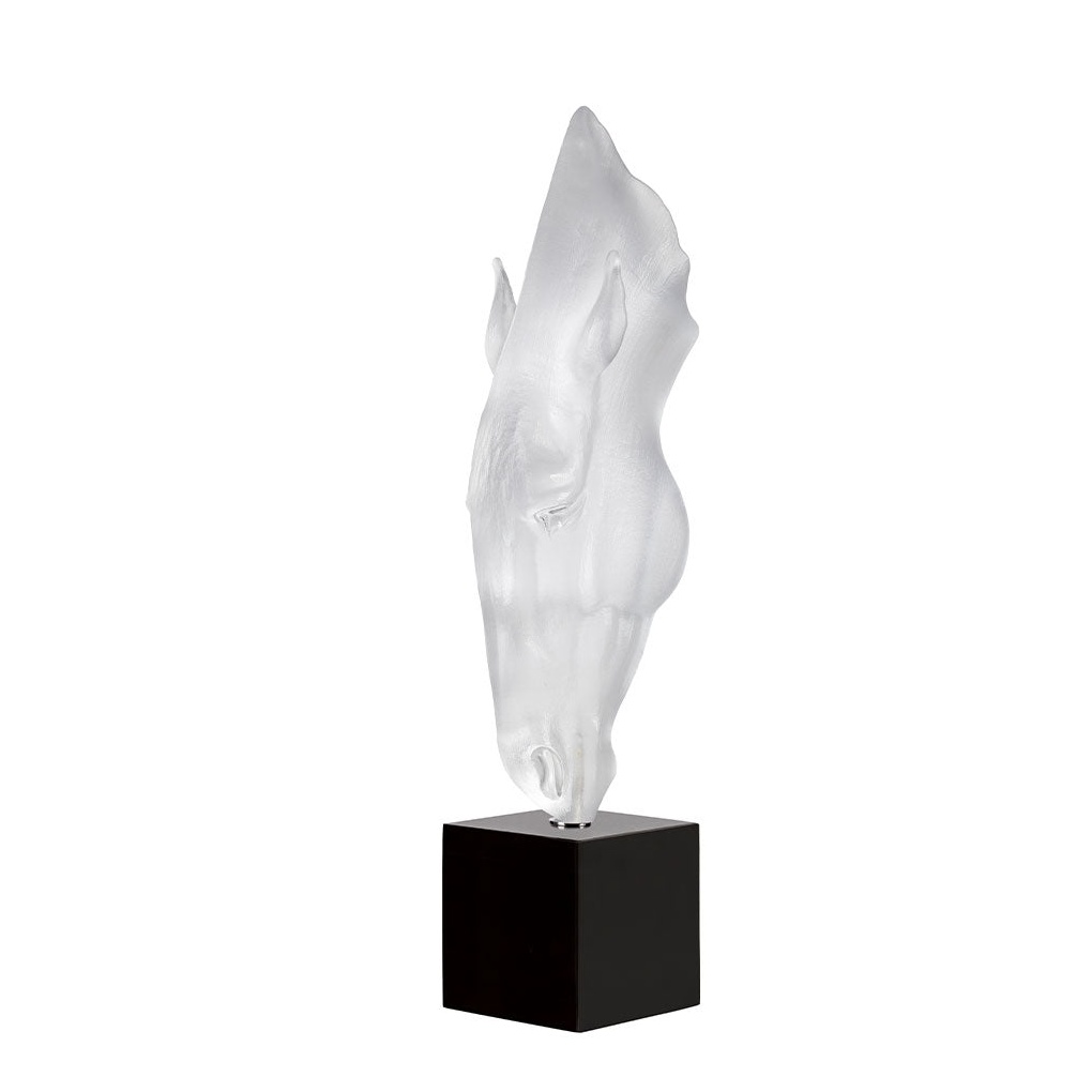 Lalique, Still water by Nic Fiddian Green, Large limited edition sculpture, clear