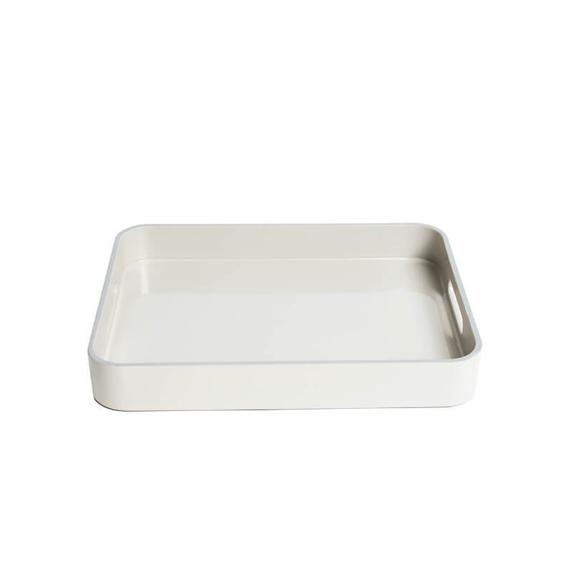 Von Gern Home, Trays and boxes, Medium tray, silver & gray