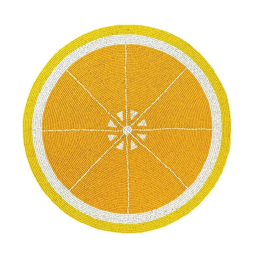 Von Gern Home, Citrus placemats and coasters, Lemon Placemat
