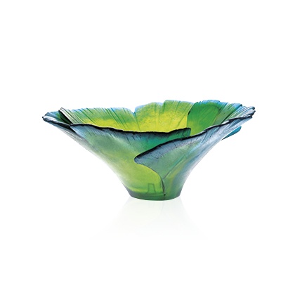 Daum, Ginkgo bowls, Green bowl