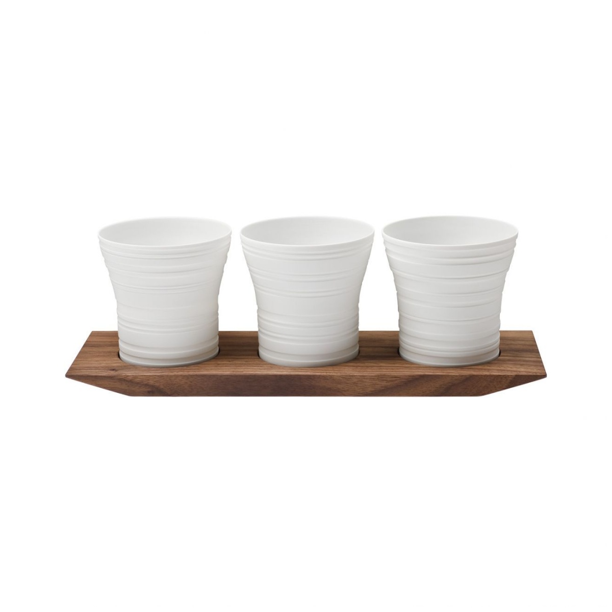 Hering Berlin, Pulse, Set of 3 table lanterns on tray