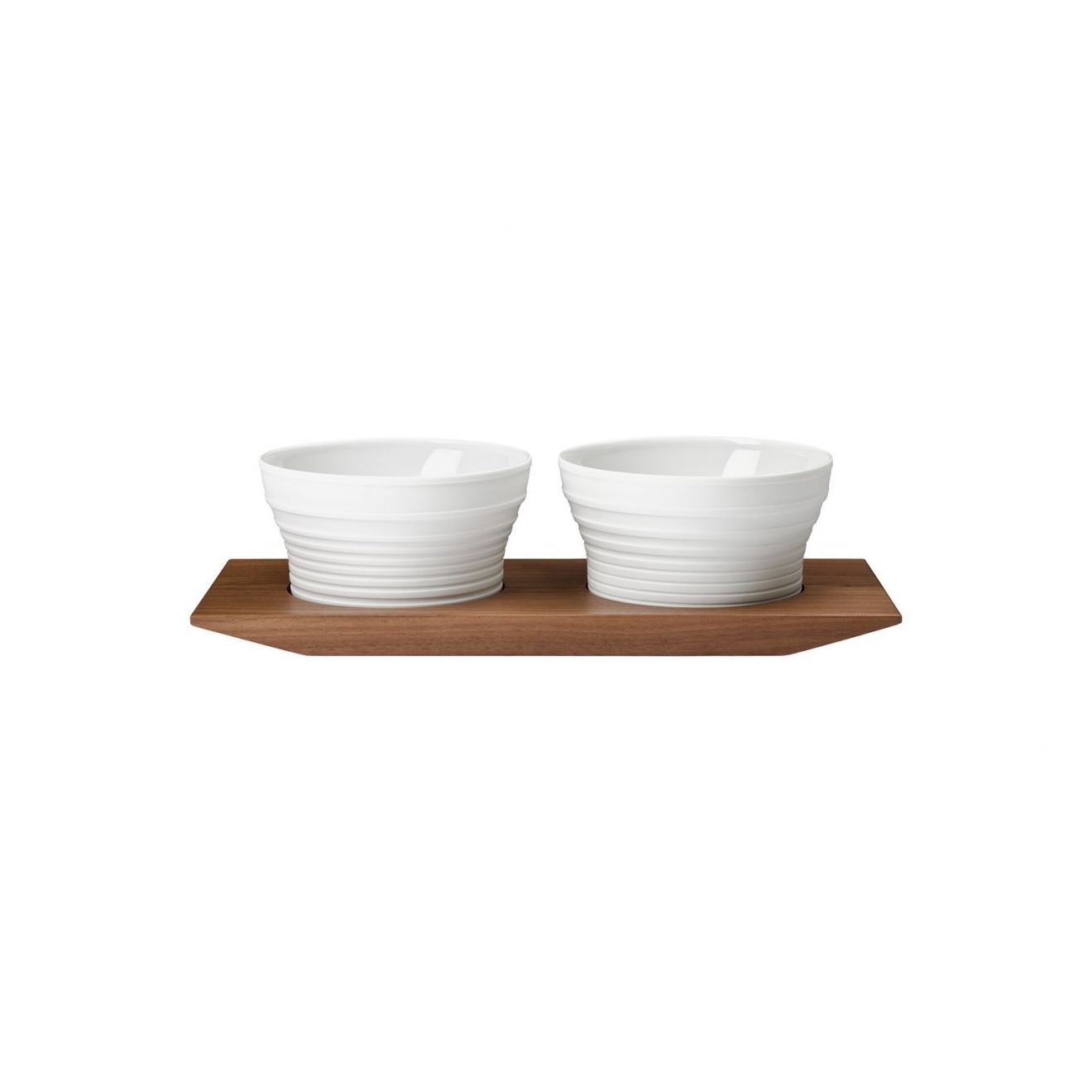 Hering Berlin, Pulse, Set of 2 jam dishes on tray