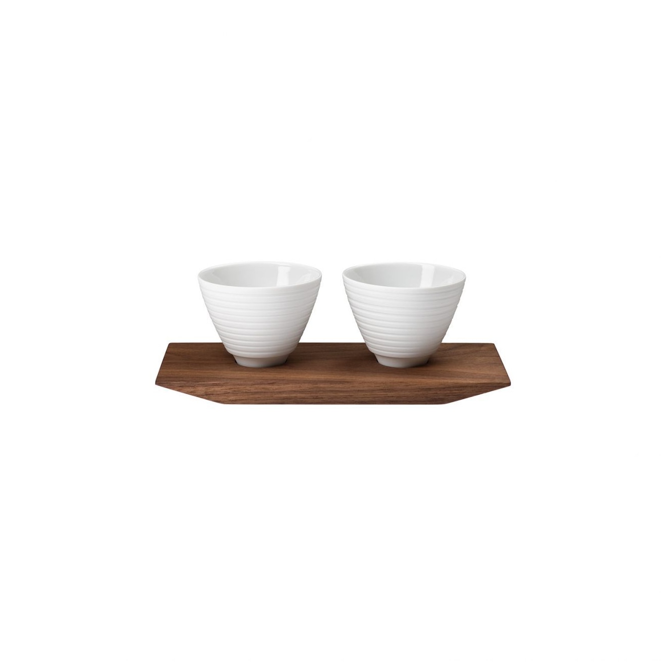 Hering Berlin, Pulse, Set of 2 amuse bouche dishes on tray