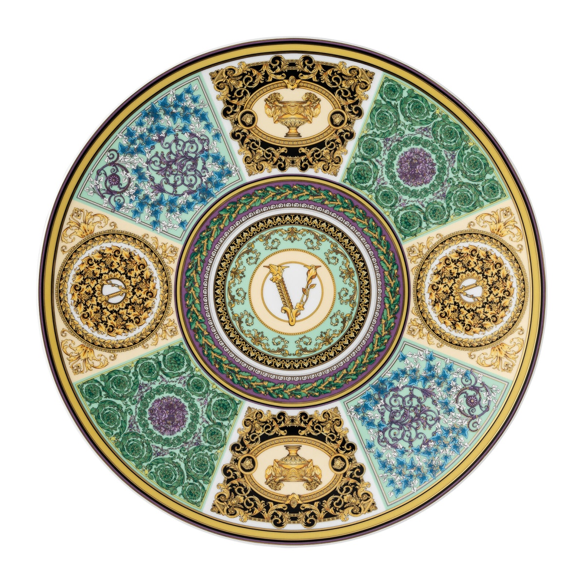 Versace, Barocco mosaic, Presentation plate