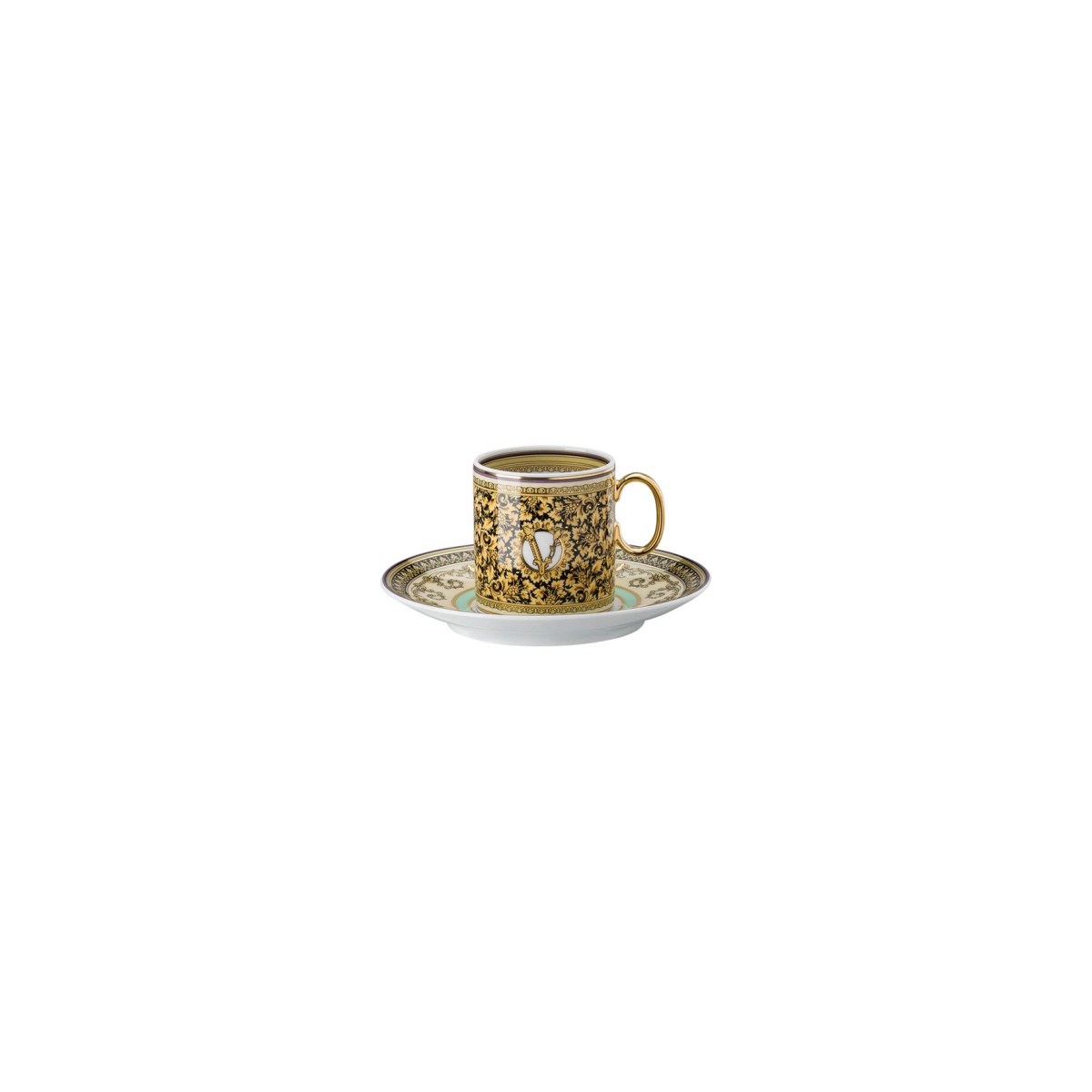 Versace, Barocco mosaic, Espresso cup and saucer