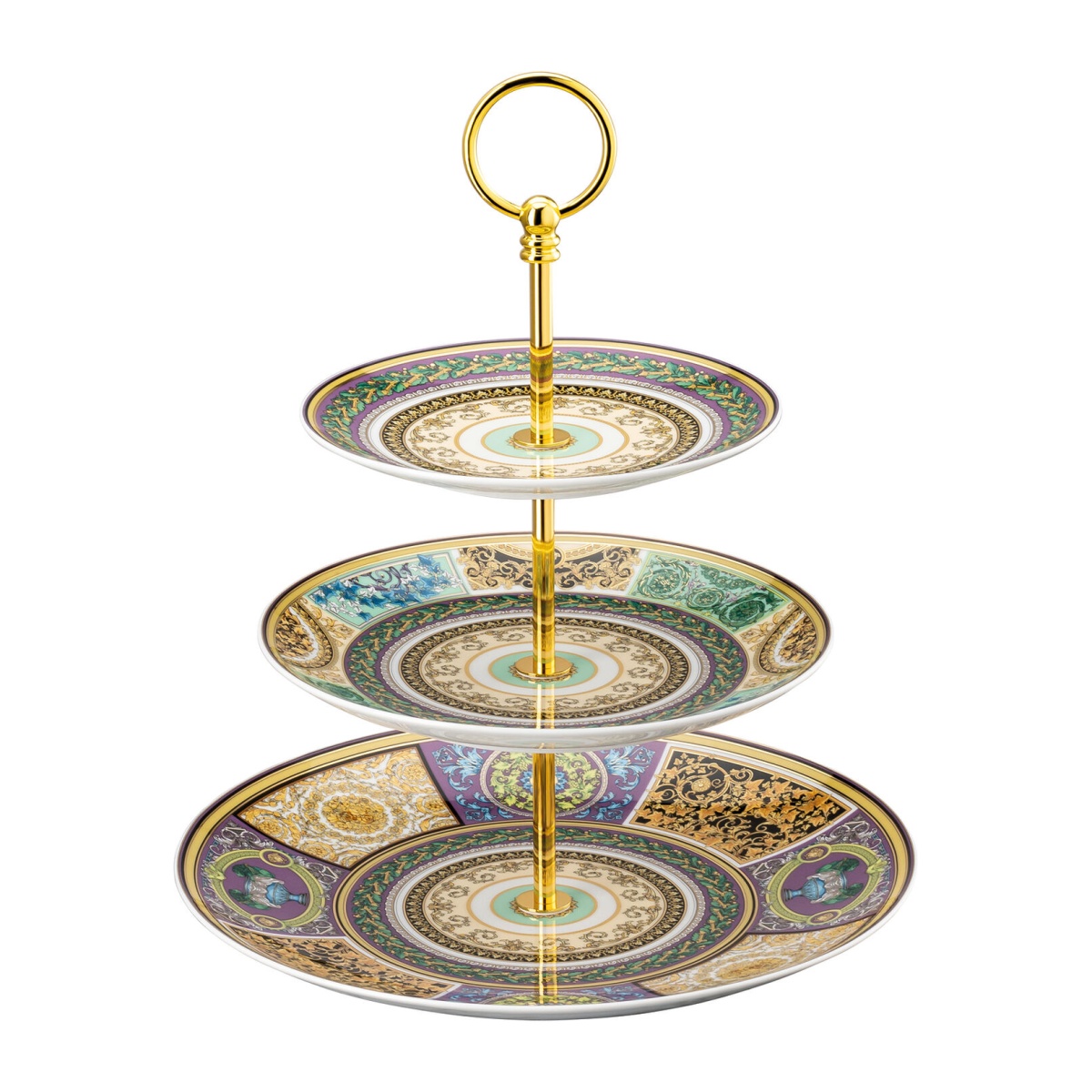 Versace, Barocco mosaic, 3 tiers stand