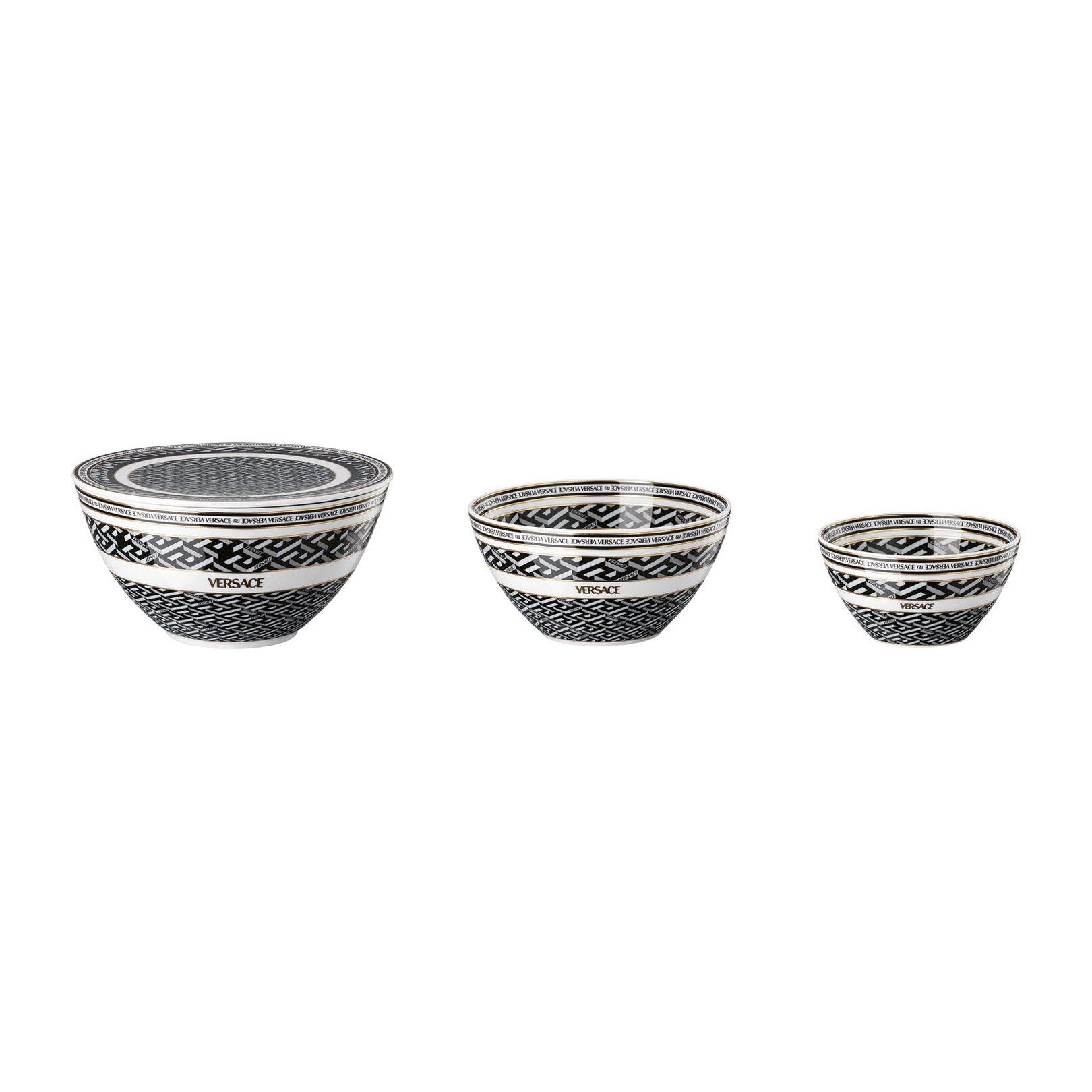 Versace, La Greca, Bowl set 4 pcs.