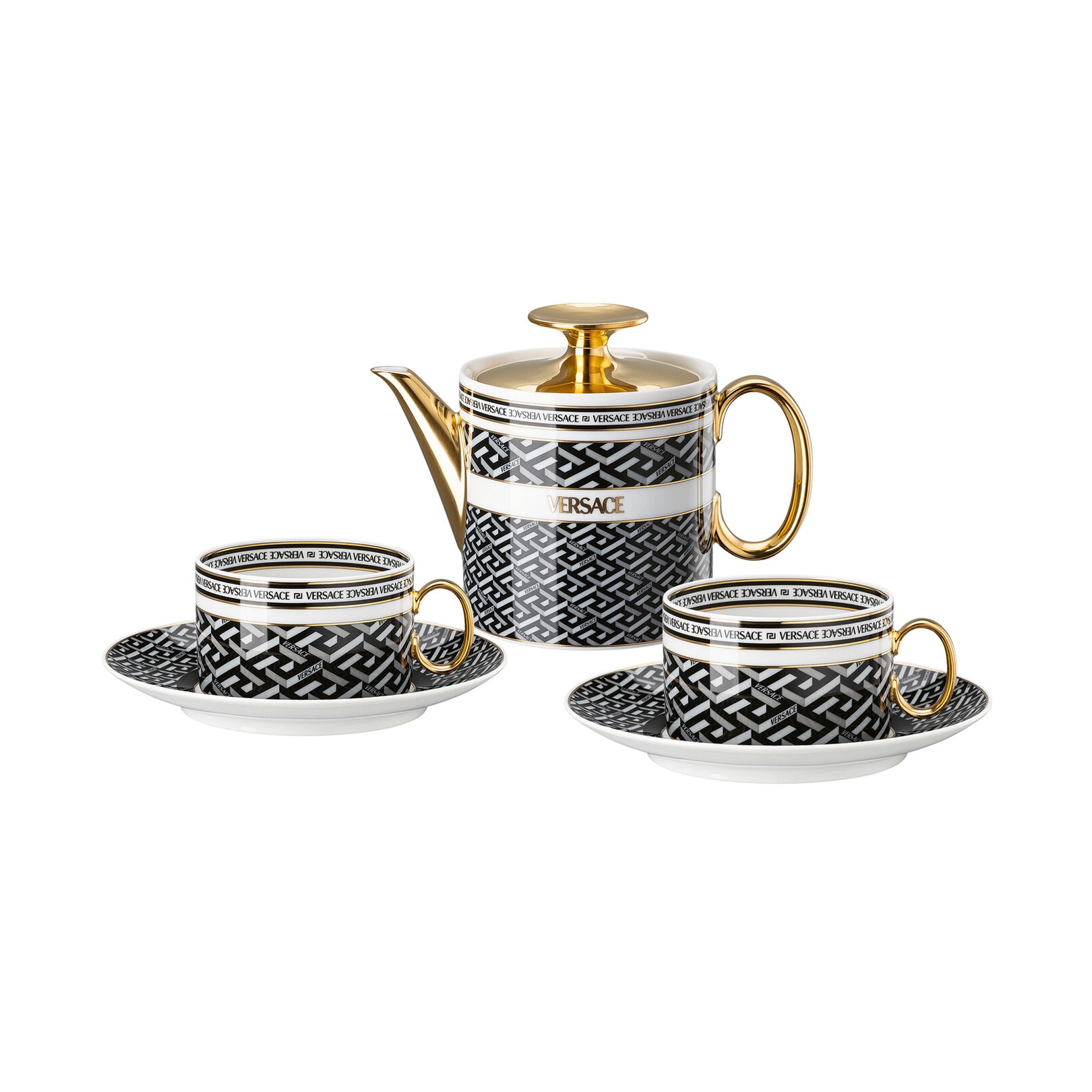 Versace, La Greca, Set Tea for 2