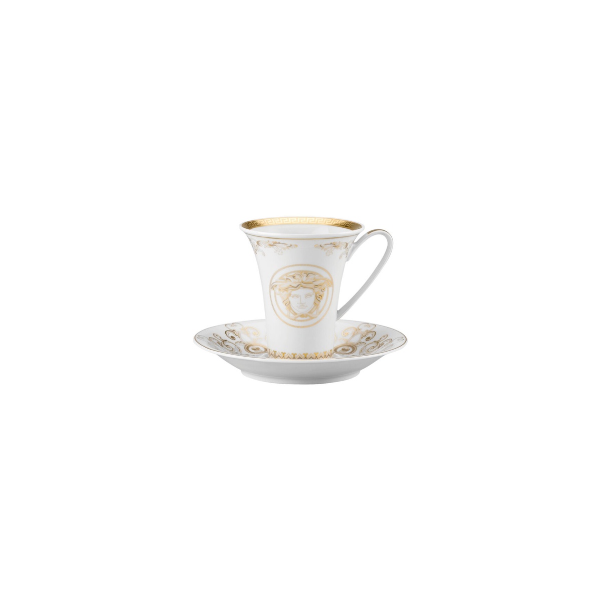 Versace, Medusa Gala Gold, Coffee cup and saucer