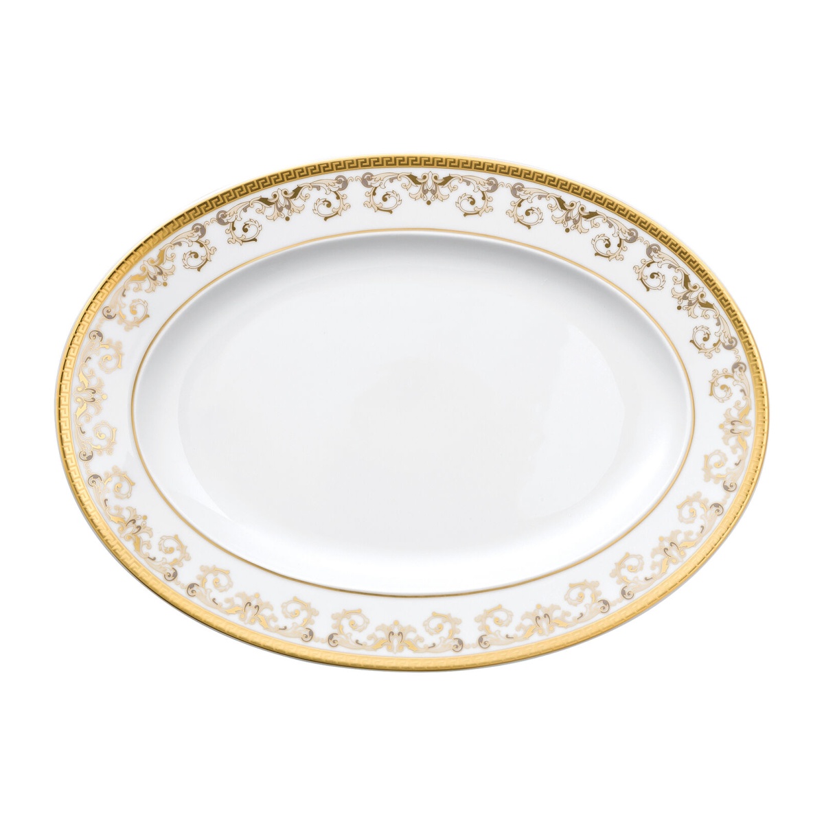 Versace, Medusa Gala Gold, Oval platter, small