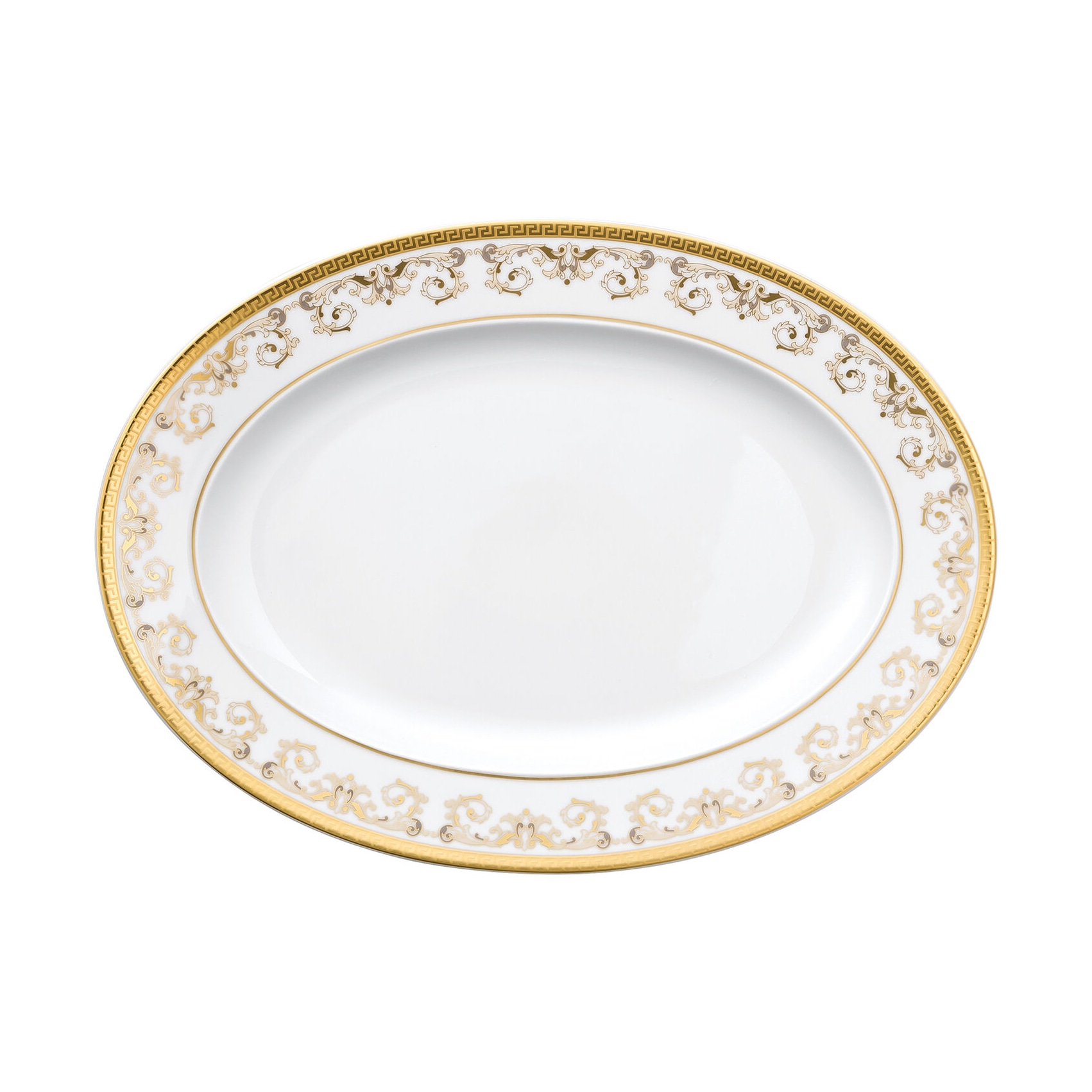 Versace, Medusa Gala Gold, Oval platter, small