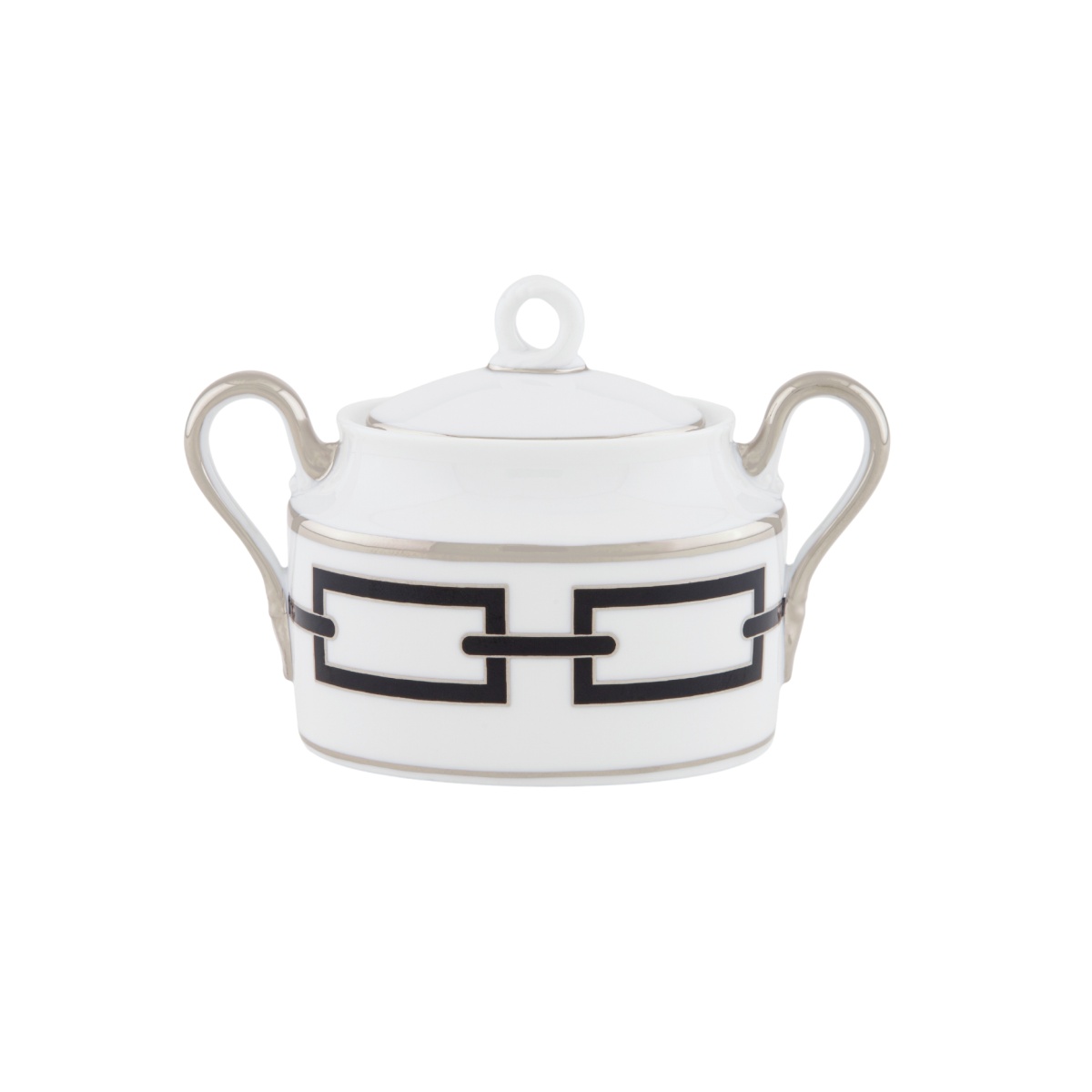 Ginori 1735, Catene Nero, Sugar bowl