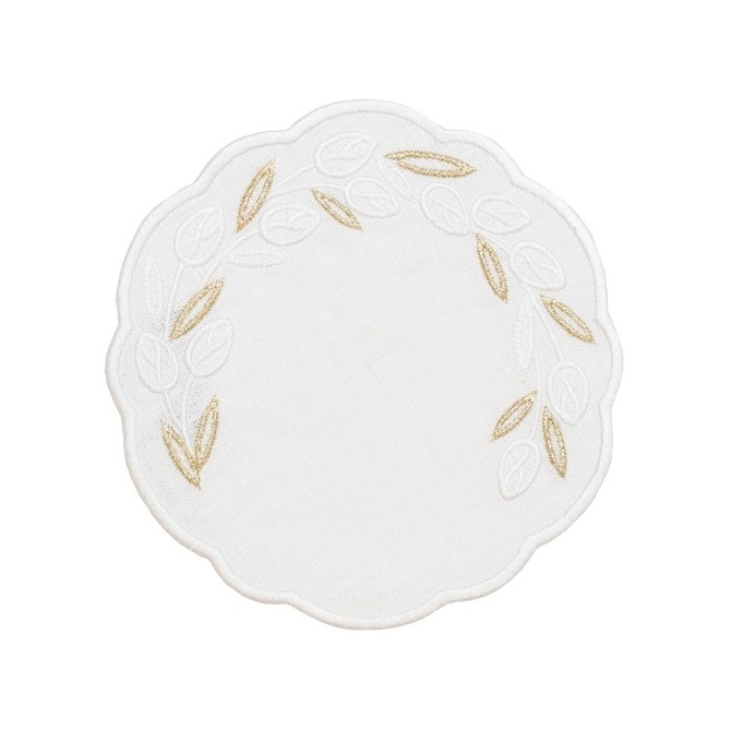 TRUFFLE BEE, WILLOW LINEN, Coasters set of 2