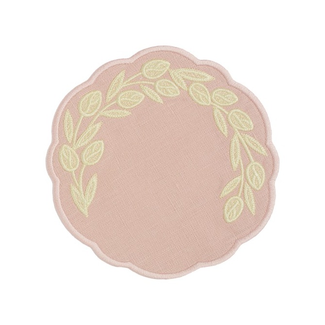 TRUFFLE BEE, WILLOW LINEN, Coasters set of 2