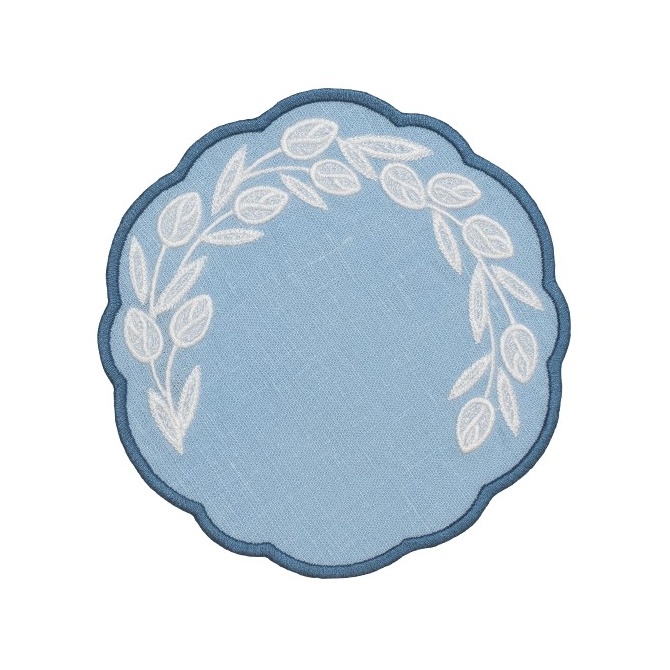 TRUFFLE BEE, WILLOW LINEN, Coasters set of 2