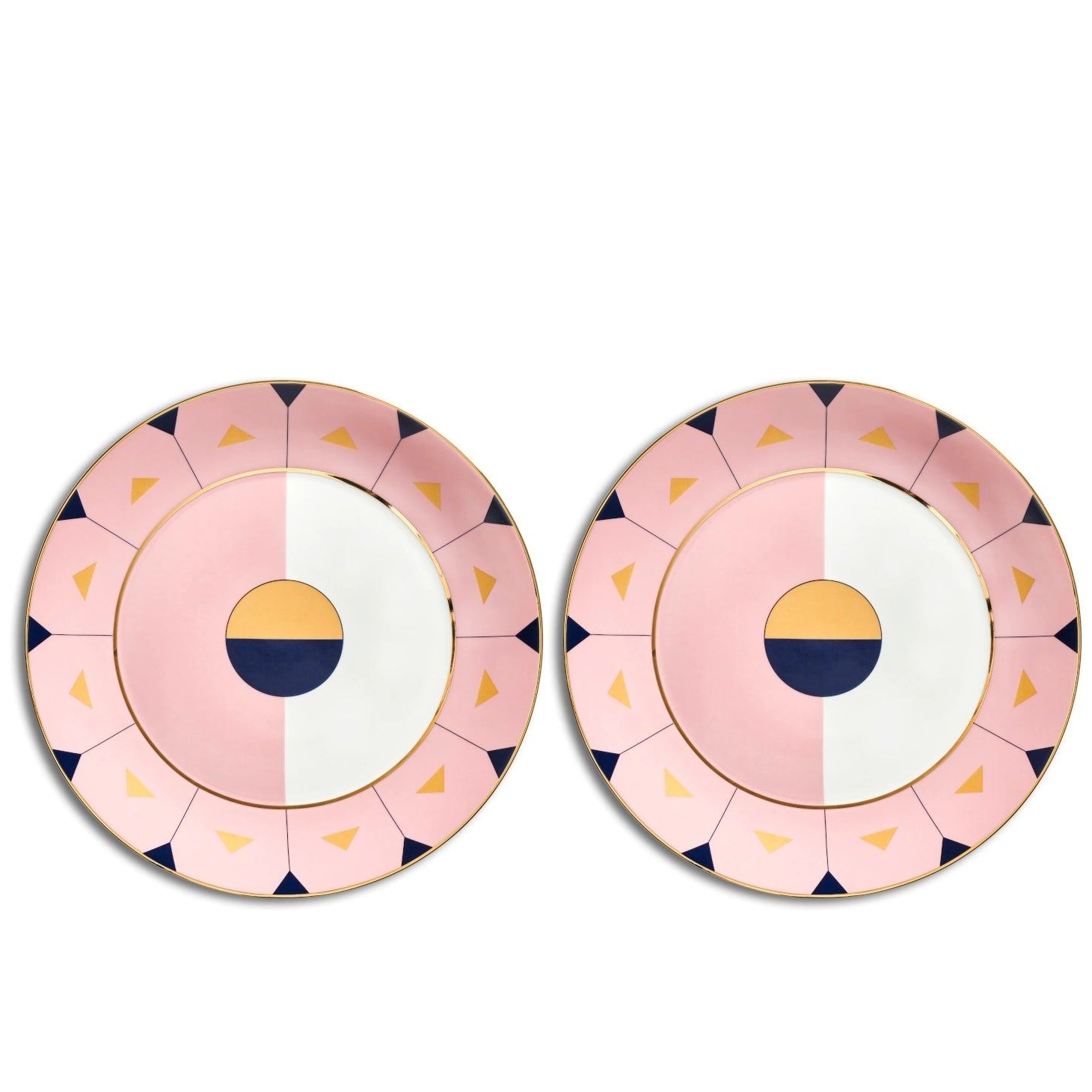 Reflections Copenhagen, Porcelain, Pair of Madeira Dinner Plates