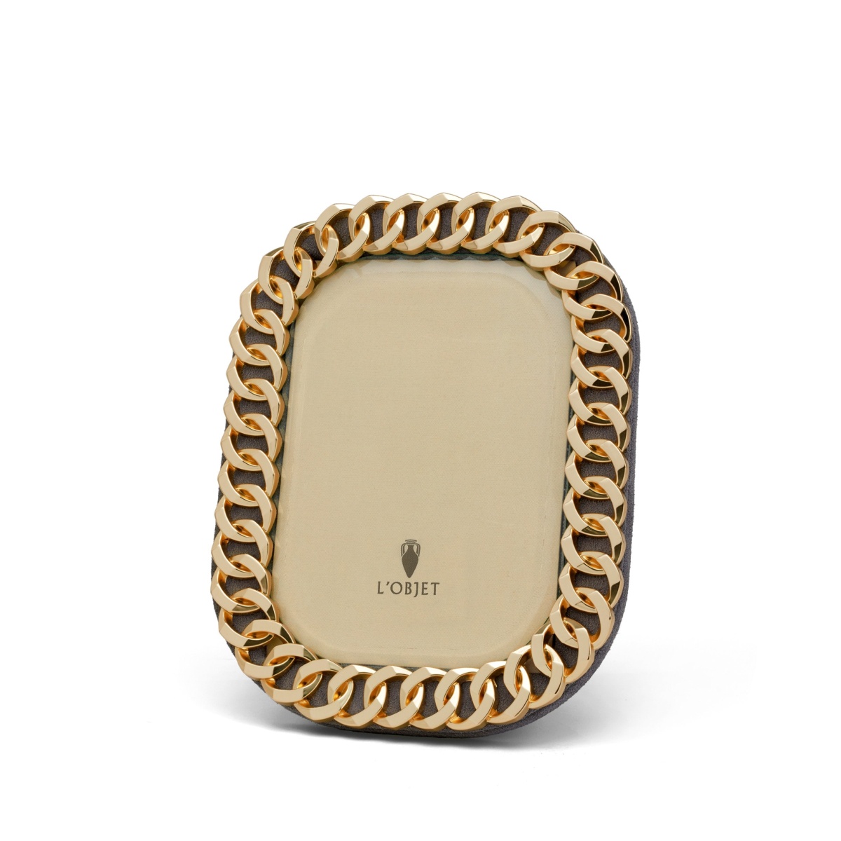 L'Objet, Picture Frames, Cuban Link Frame, gold 10x15 cm