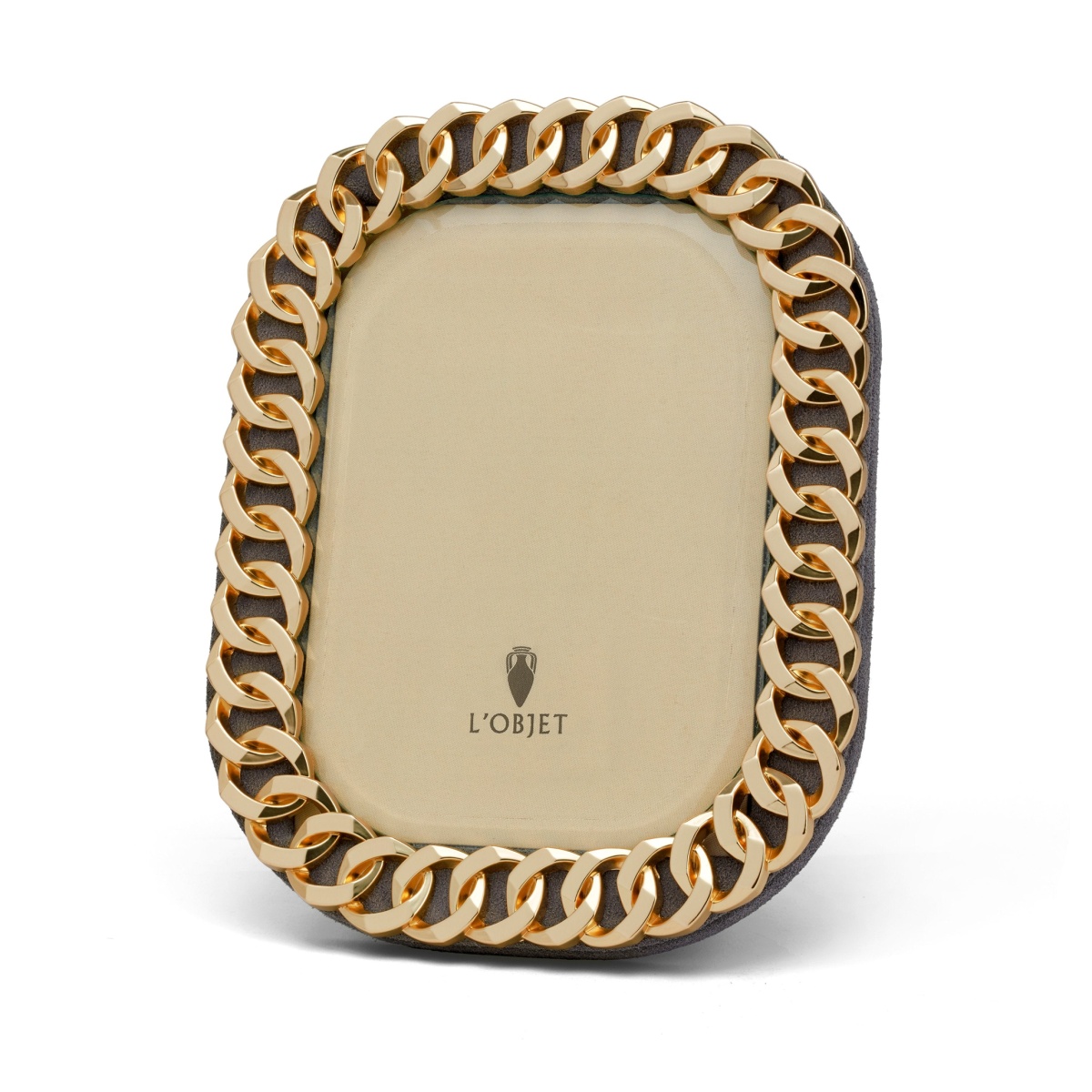 L'Objet, Picture Frames, Cuban Link Frame, gold 20x25 cm