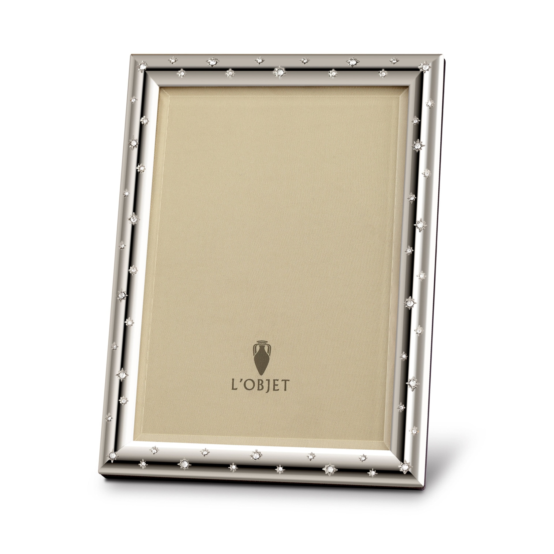 L'Objet, Picture Frames, Stars Frame, platinum 20x25 cm