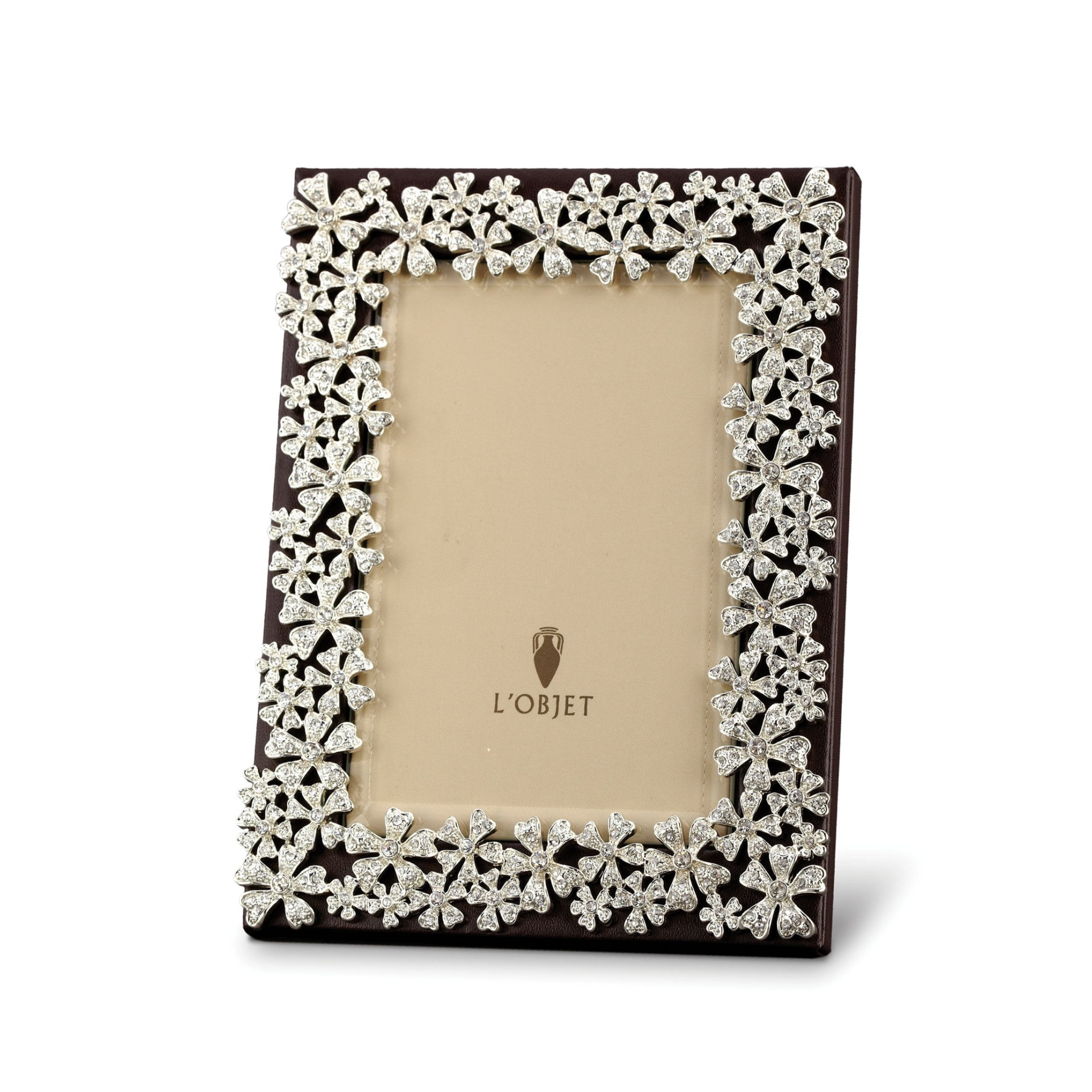 L'Objet, Picture Frames, Garland Frame, platinum 13x18 cm