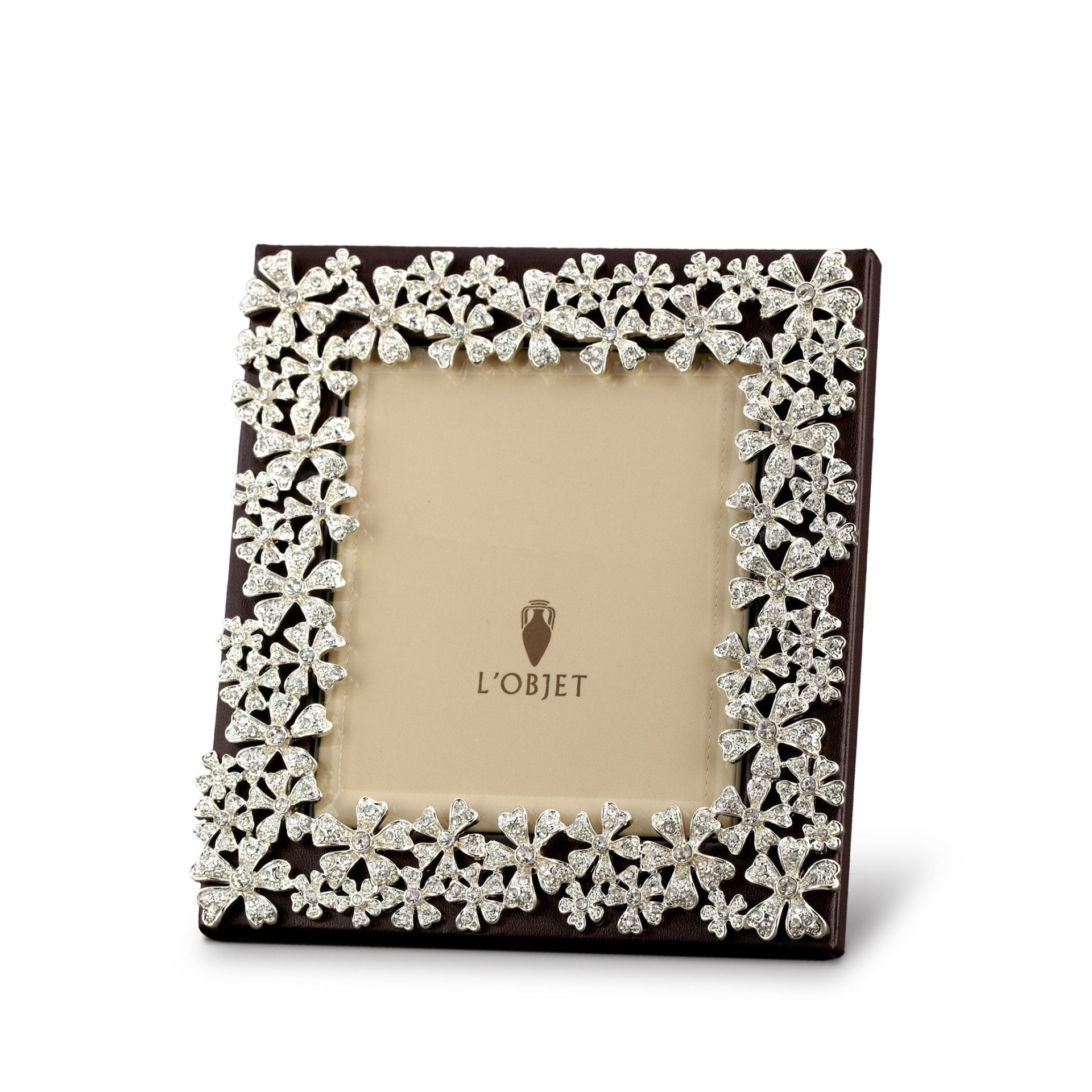 L'Objet, Picture Frames, Garland Frame, platinum 13x13 cm