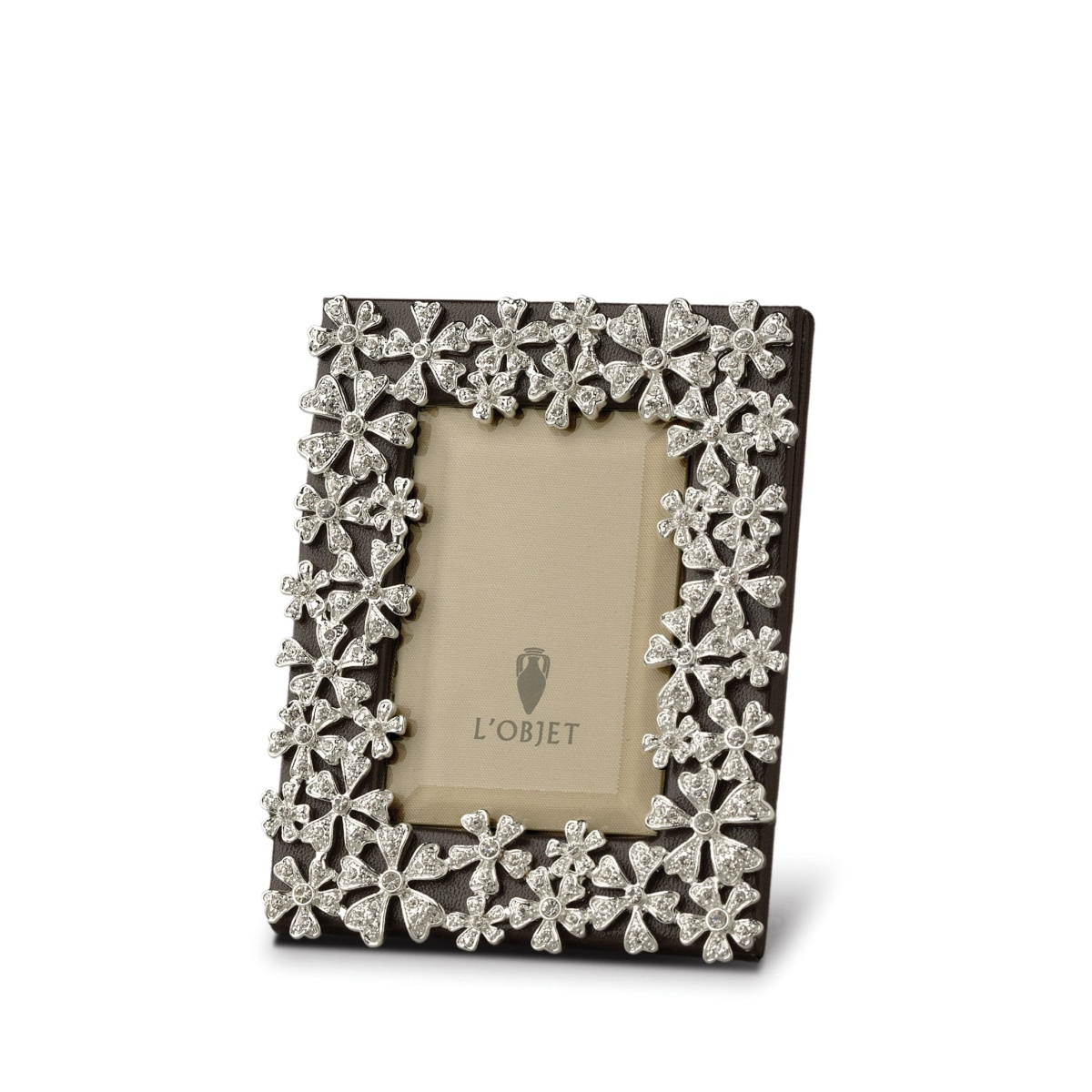 L'Objet, Picture Frames, Garland Frame, platinum 5x8 cm