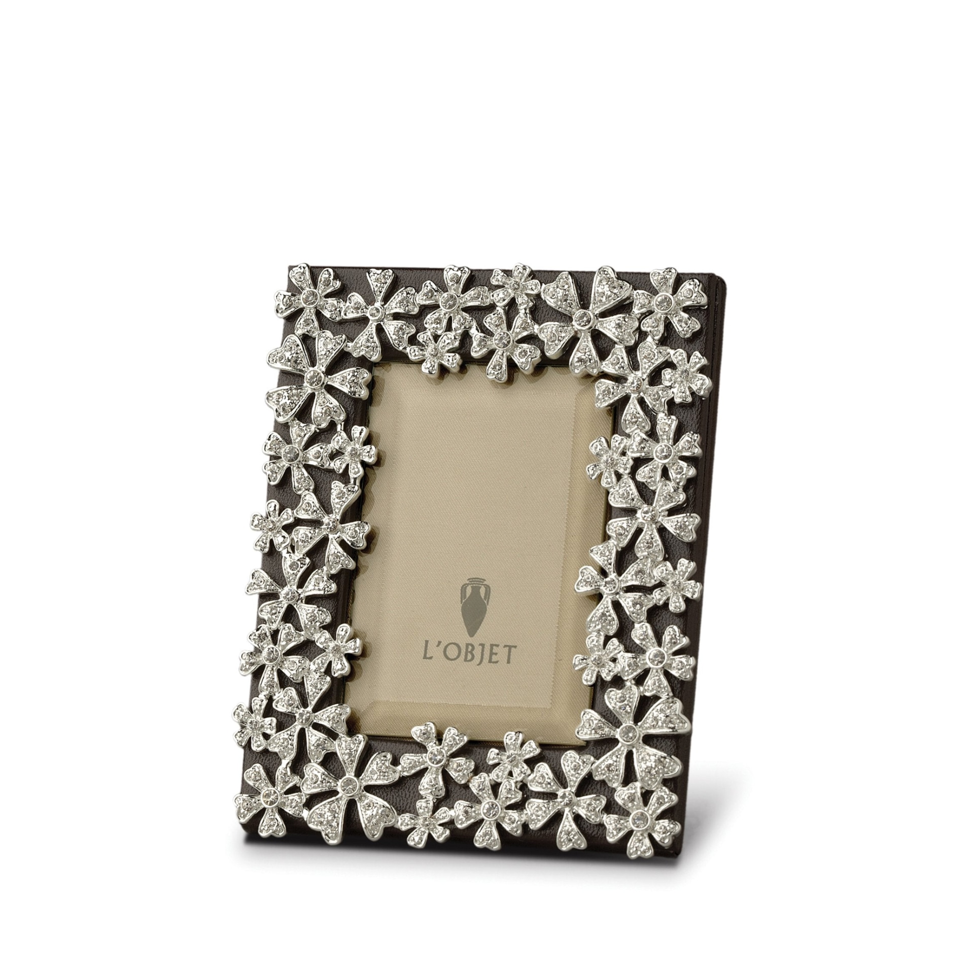 L'Objet, Picture Frames, Garland Frame, platinum 5x8 cm