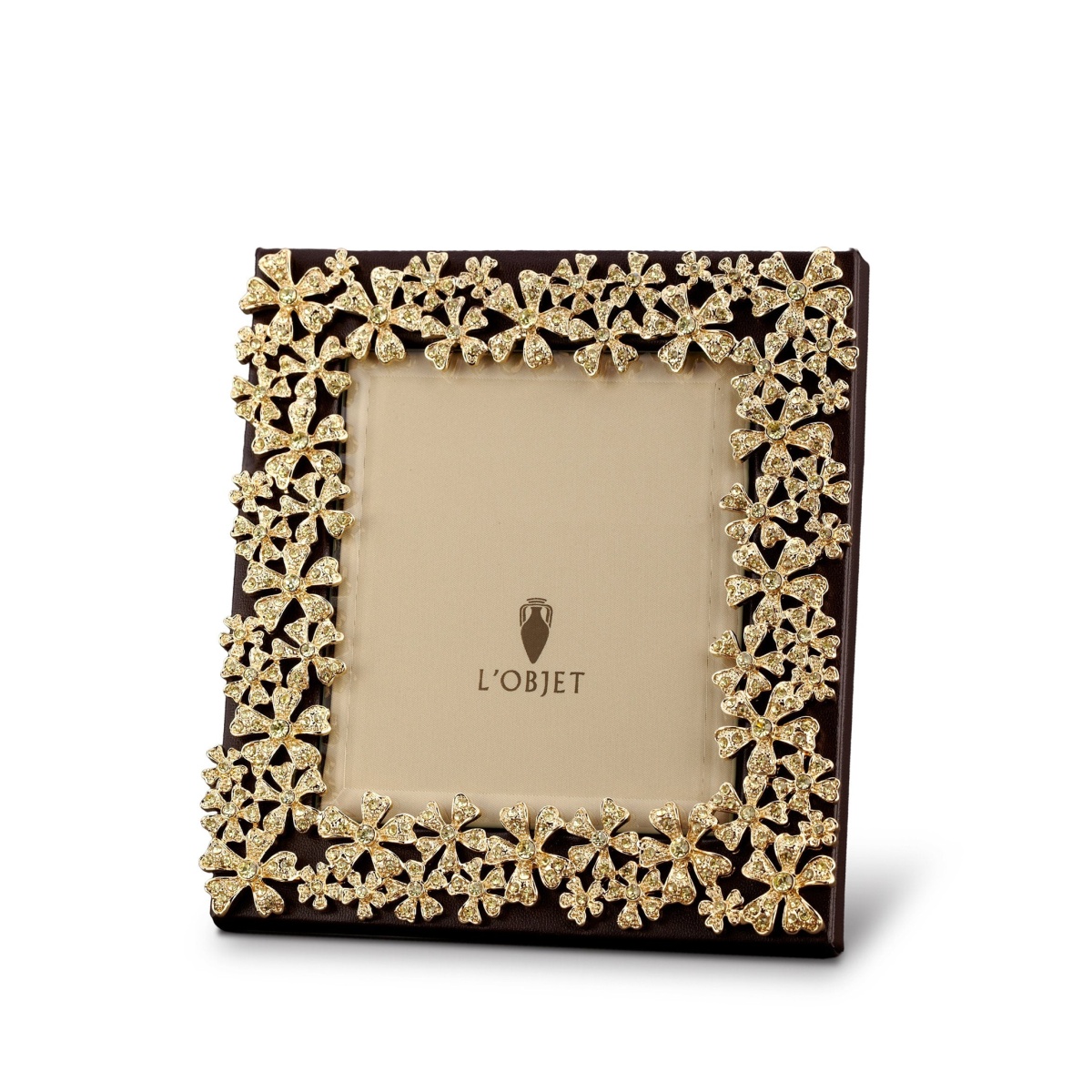 L'Objet, Picture Frames, Garland Frame, gold 13x13 cm
