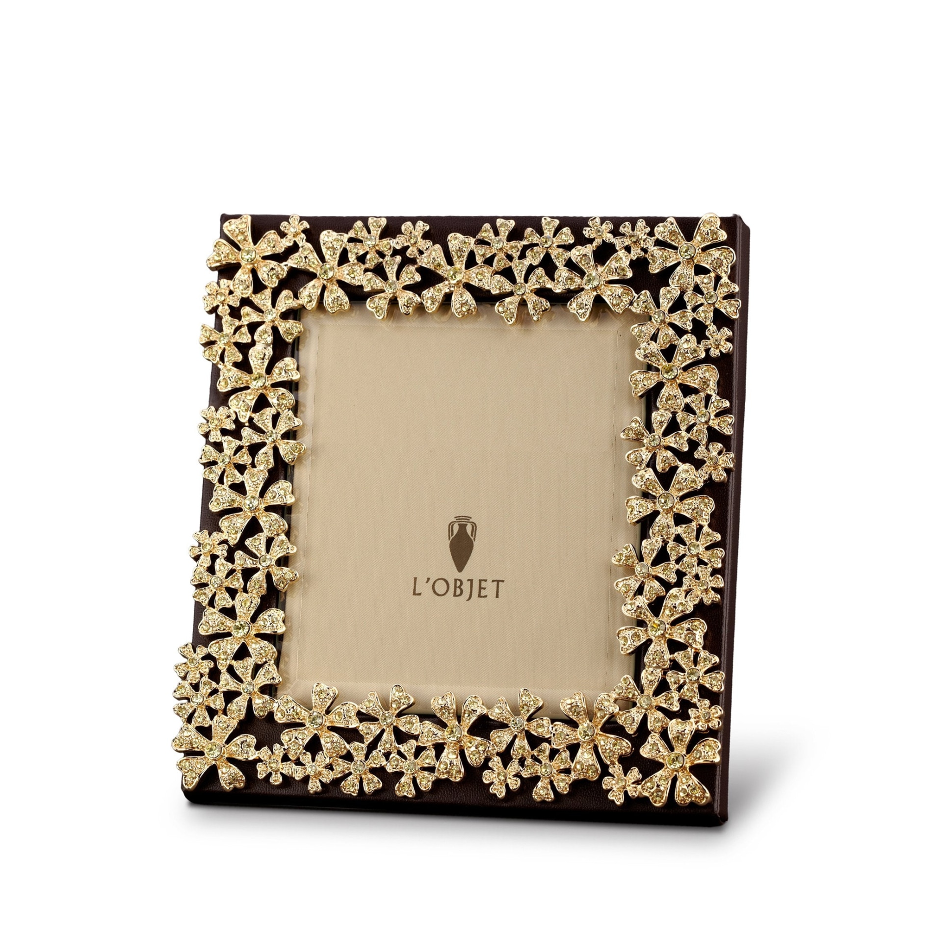 L'Objet, Picture Frames, Garland Frame, gold 13x13 cm