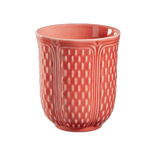 Gien, Pont aux Choux Gobelets, Tea cup, coral