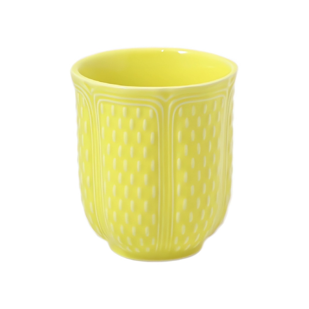 Gien, Pont aux Choux Gobelets, Tea cup, lemon yellow